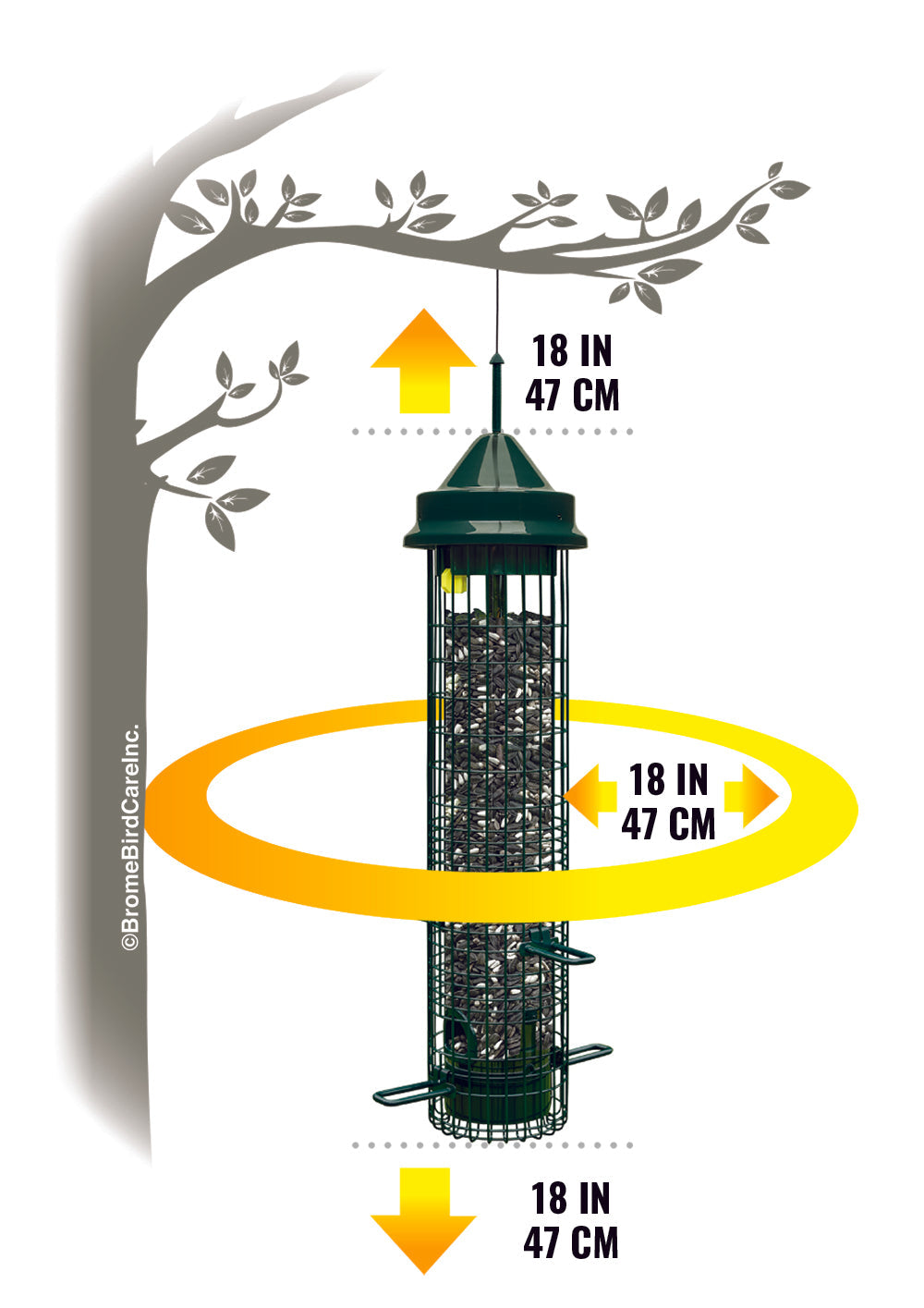 Brome Squirrel Buster Classic Squirrel-proof Bird Feeder