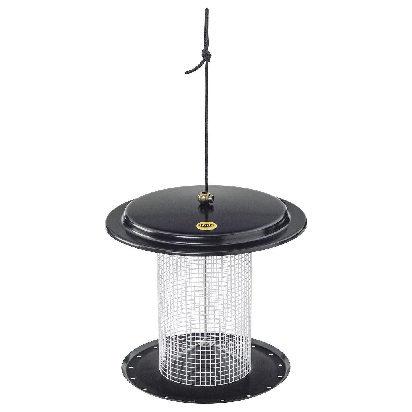 Modern Farmhouse Sunflower Seed Bird Feeder in Black and White