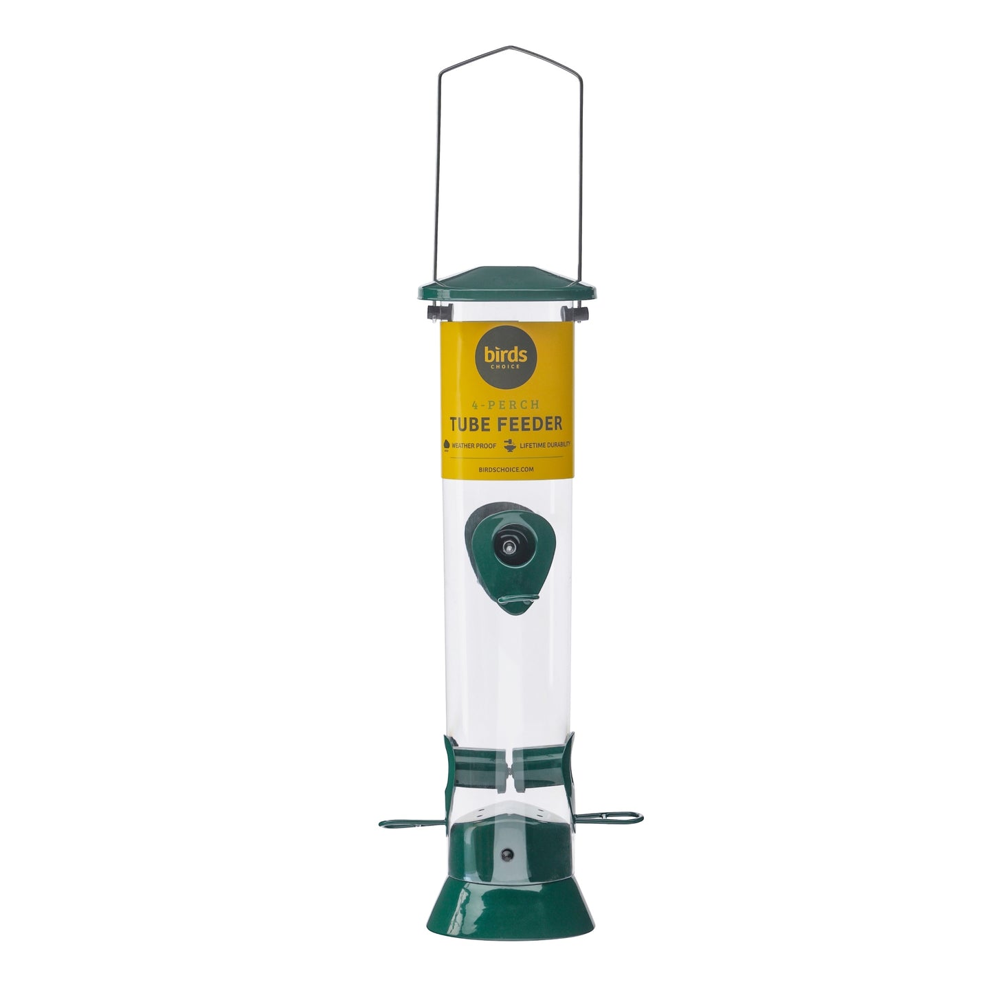 Large Economy Tube Bird Feeder with 4 Ports