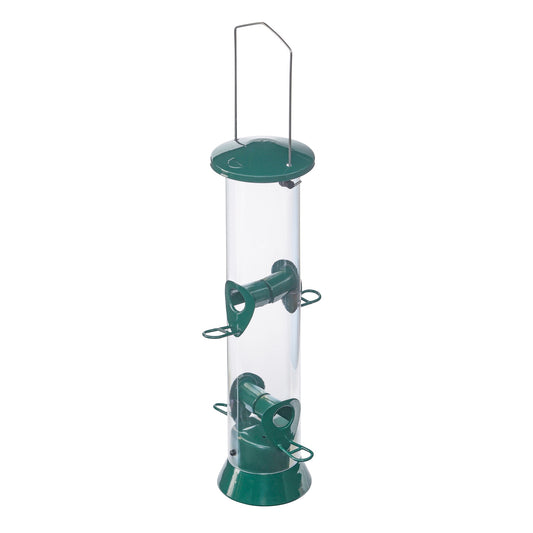 Large Economy Tube Bird Feeder with 4 Ports