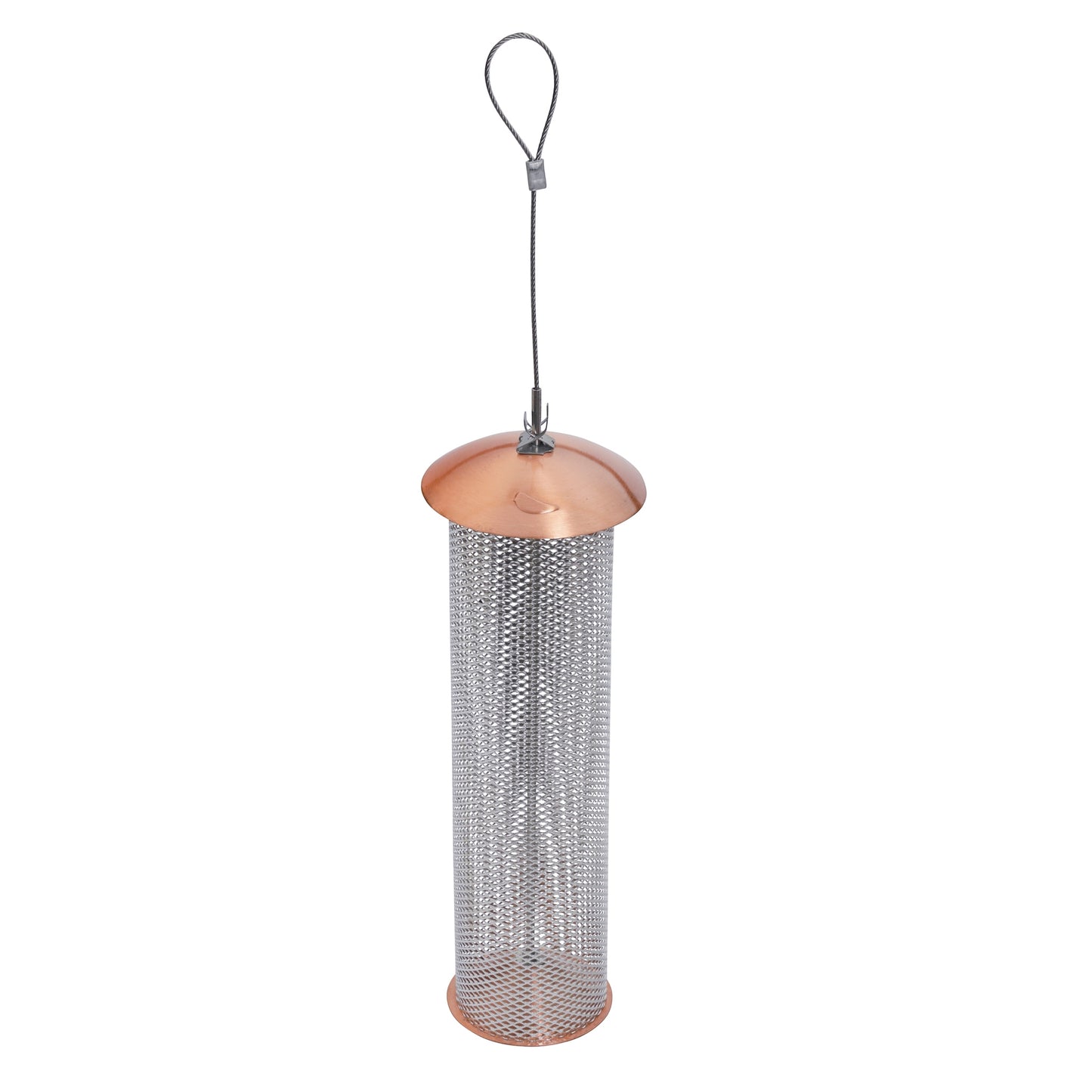 Copper Mesh Tube Feeder for Finches Small