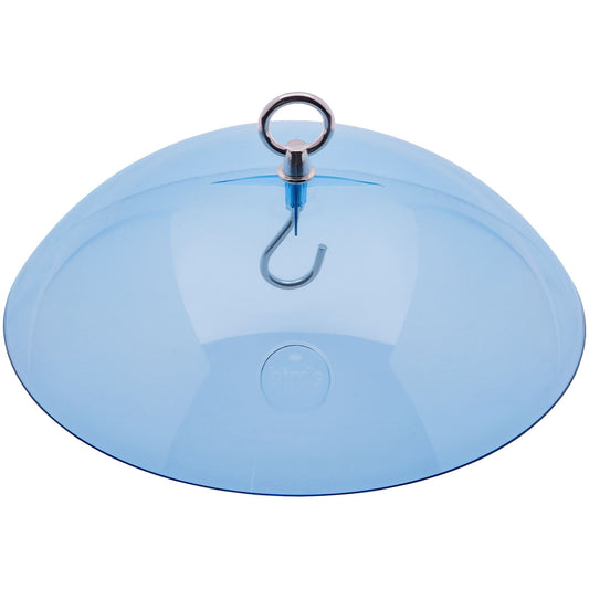 Protective Cover for Hanging Bird Feeder in Blue