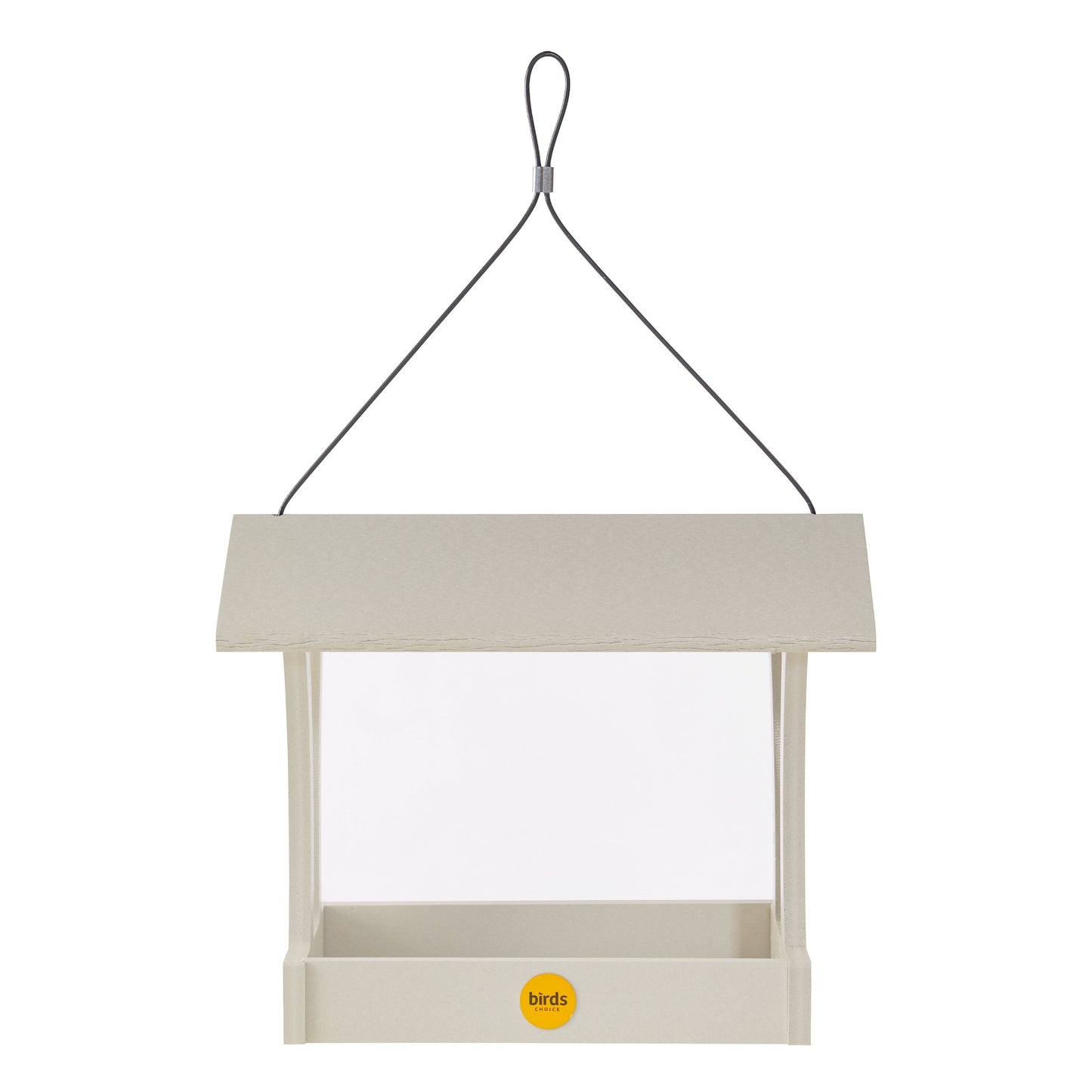 Fly-Thru Bird Feeder in Sea Salt Recycled Plastic