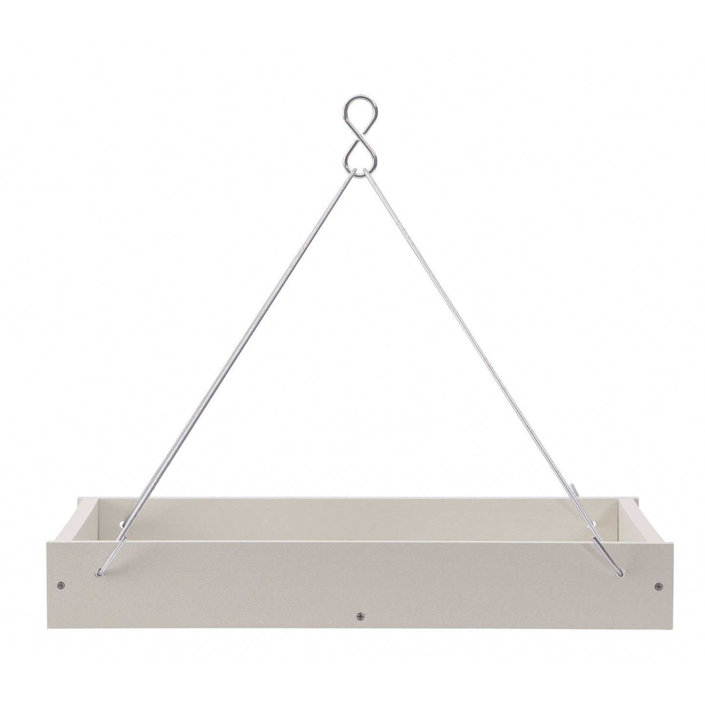 Large Hanging Platform Bird Feeder in Sea Salt Recycled Plastic