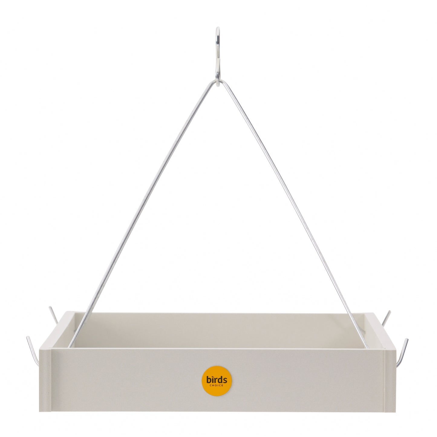 Large Hanging Platform Bird Feeder in Sea Salt Recycled Plastic