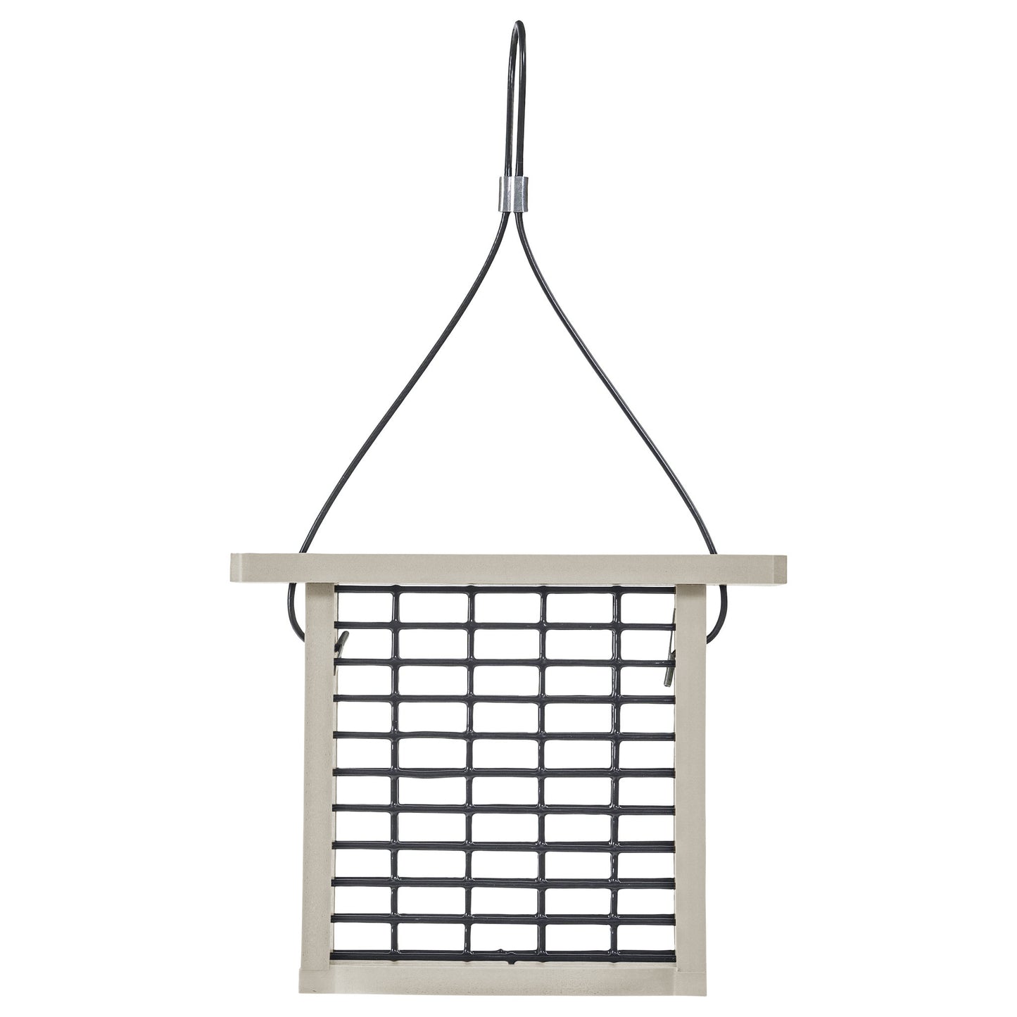 Suet Feeder for Single Cake in Sea Salt Recycled Plastic