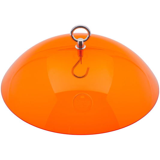 Protective Cover for Hanging Bird Feeder in Orange
