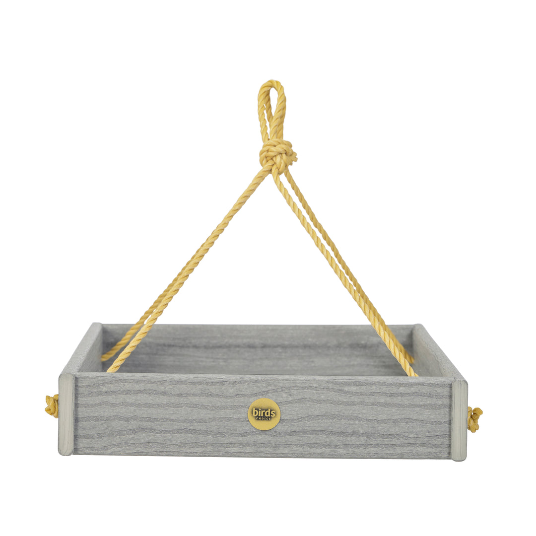 Large Driftwood Hanging Platform Bird Feeder