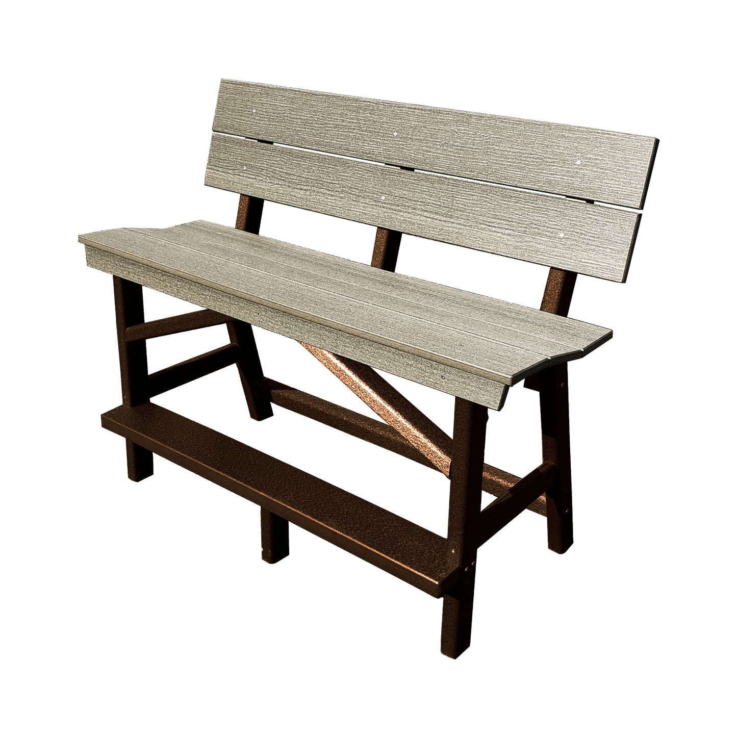 Stanton Standard Bar Height Bench with Back