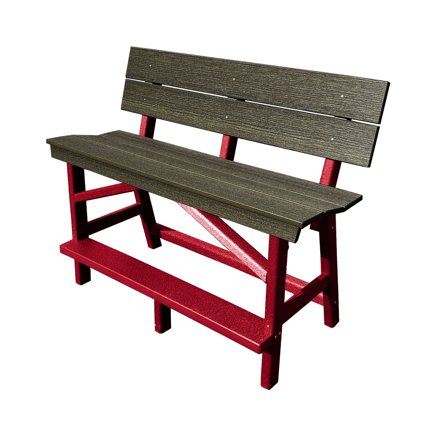 Stanton Standard Bar Height Bench with Back