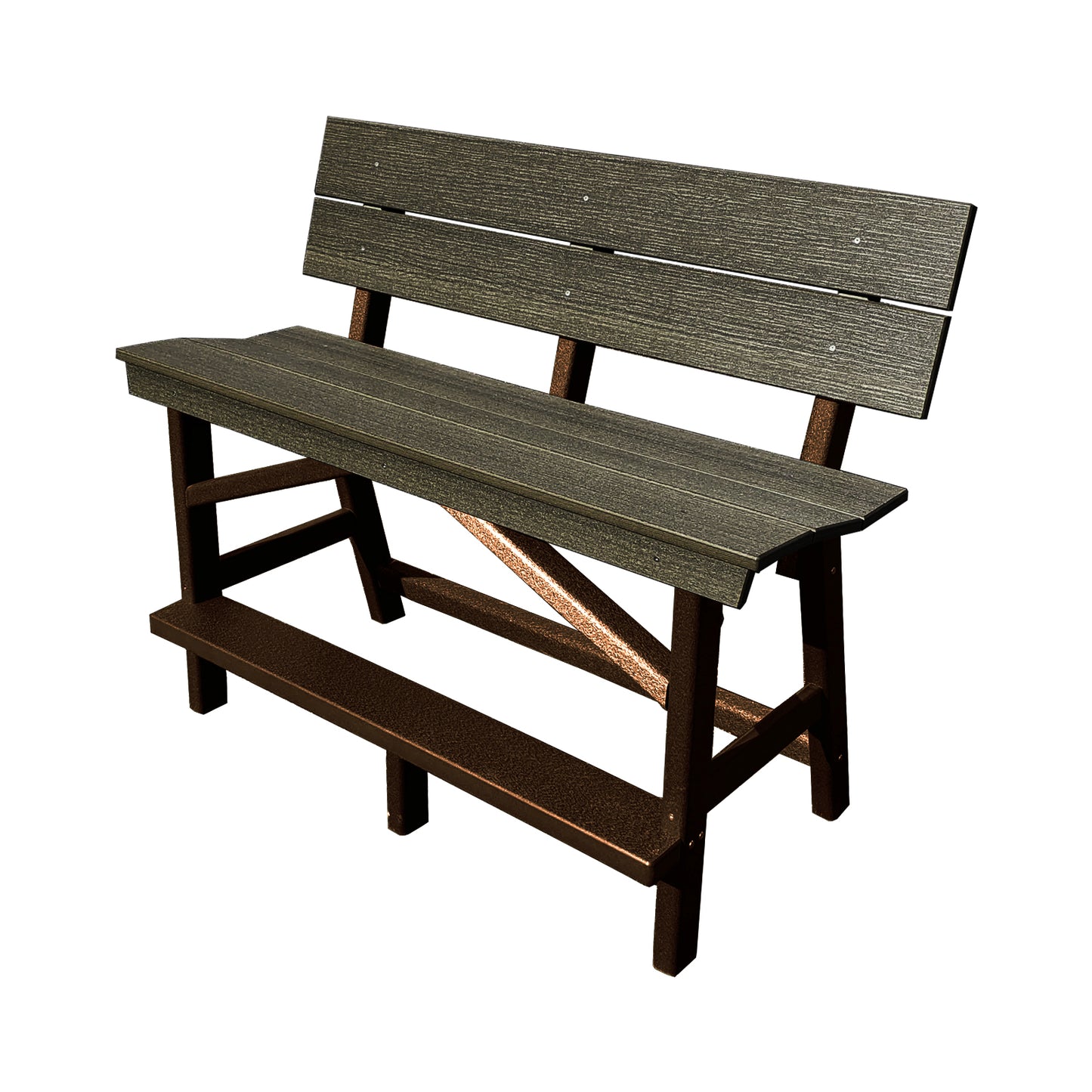 Stanton Standard Bar Height Bench with Back