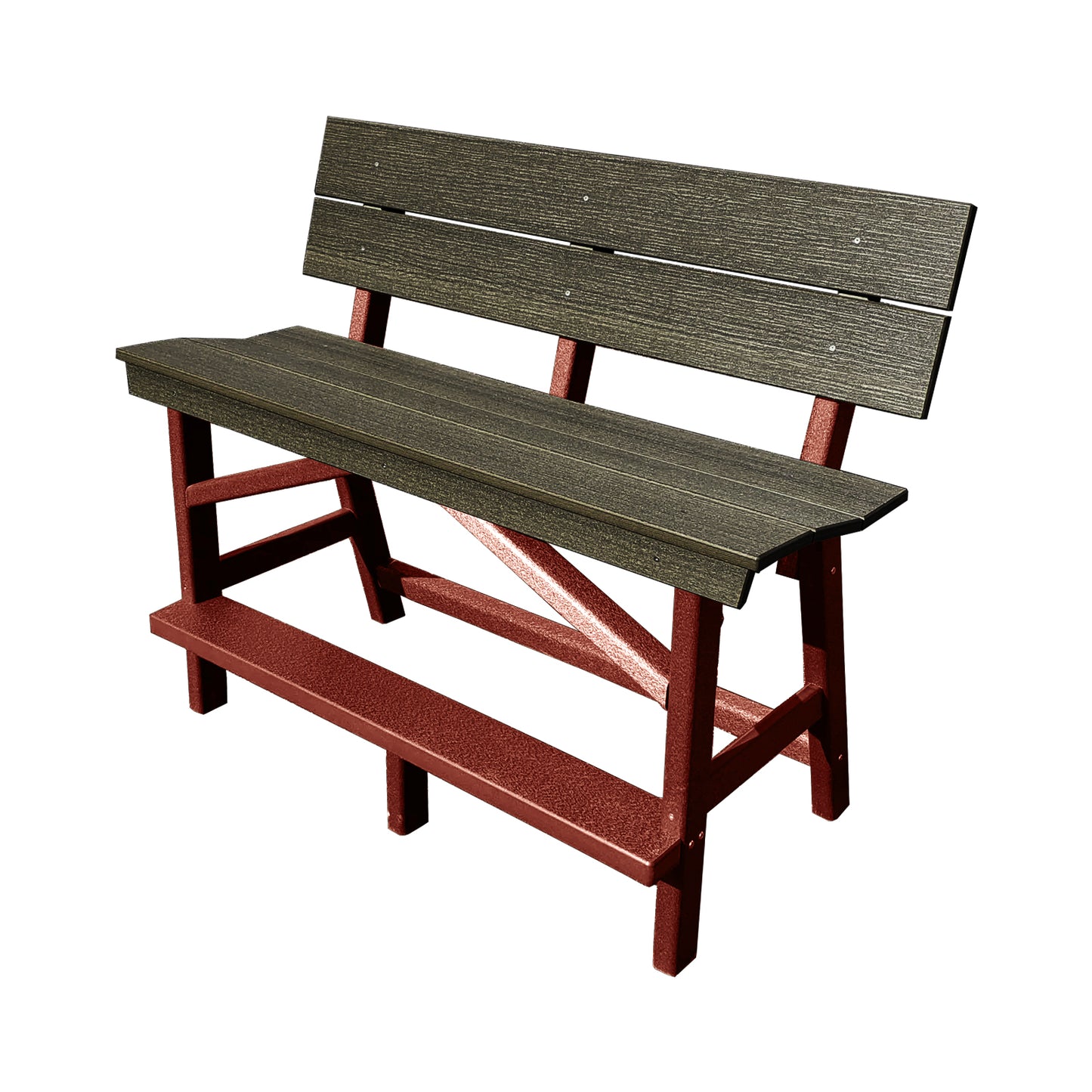 Stanton Standard Bar Height Bench with Back