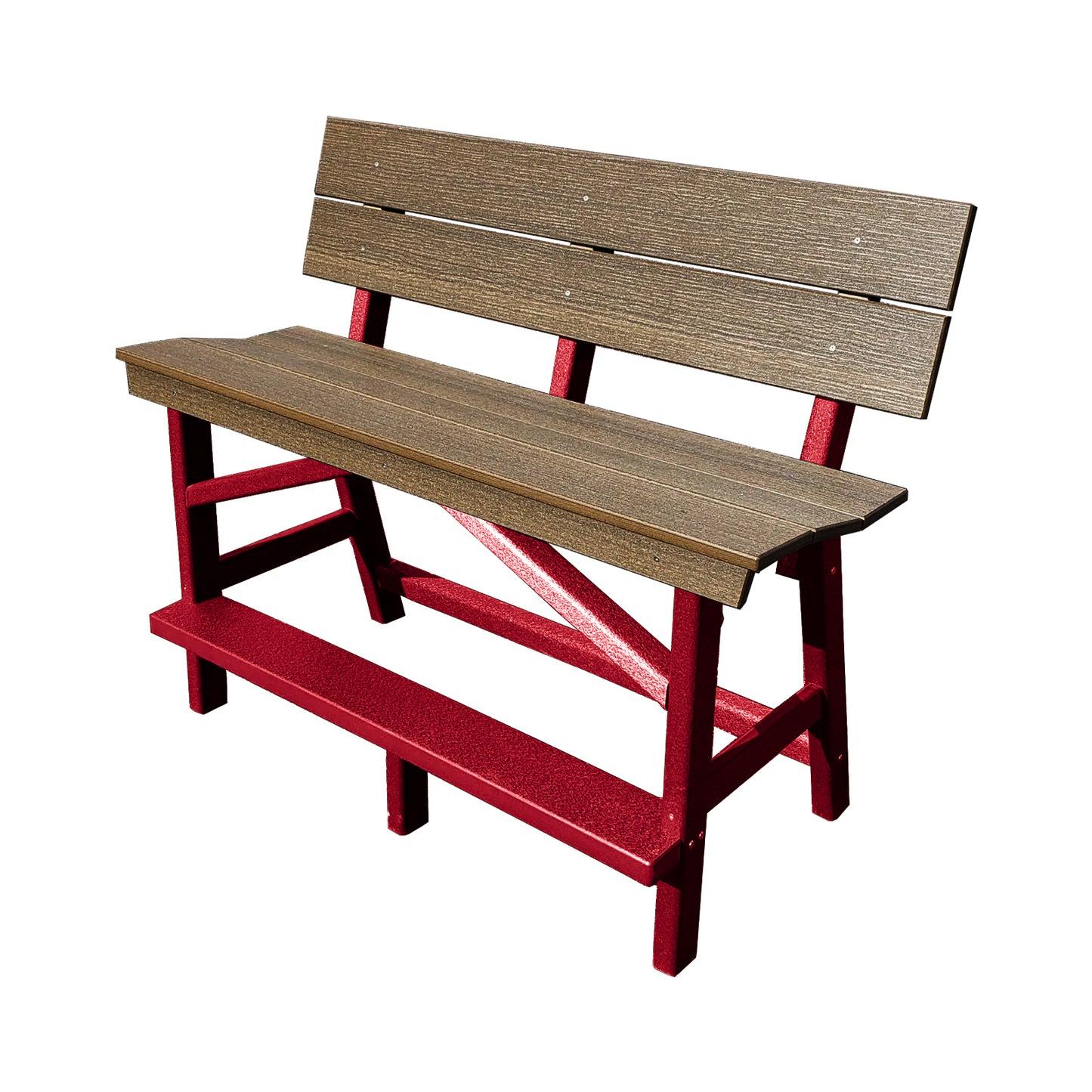 Stanton Standard Bar Height Bench with Back