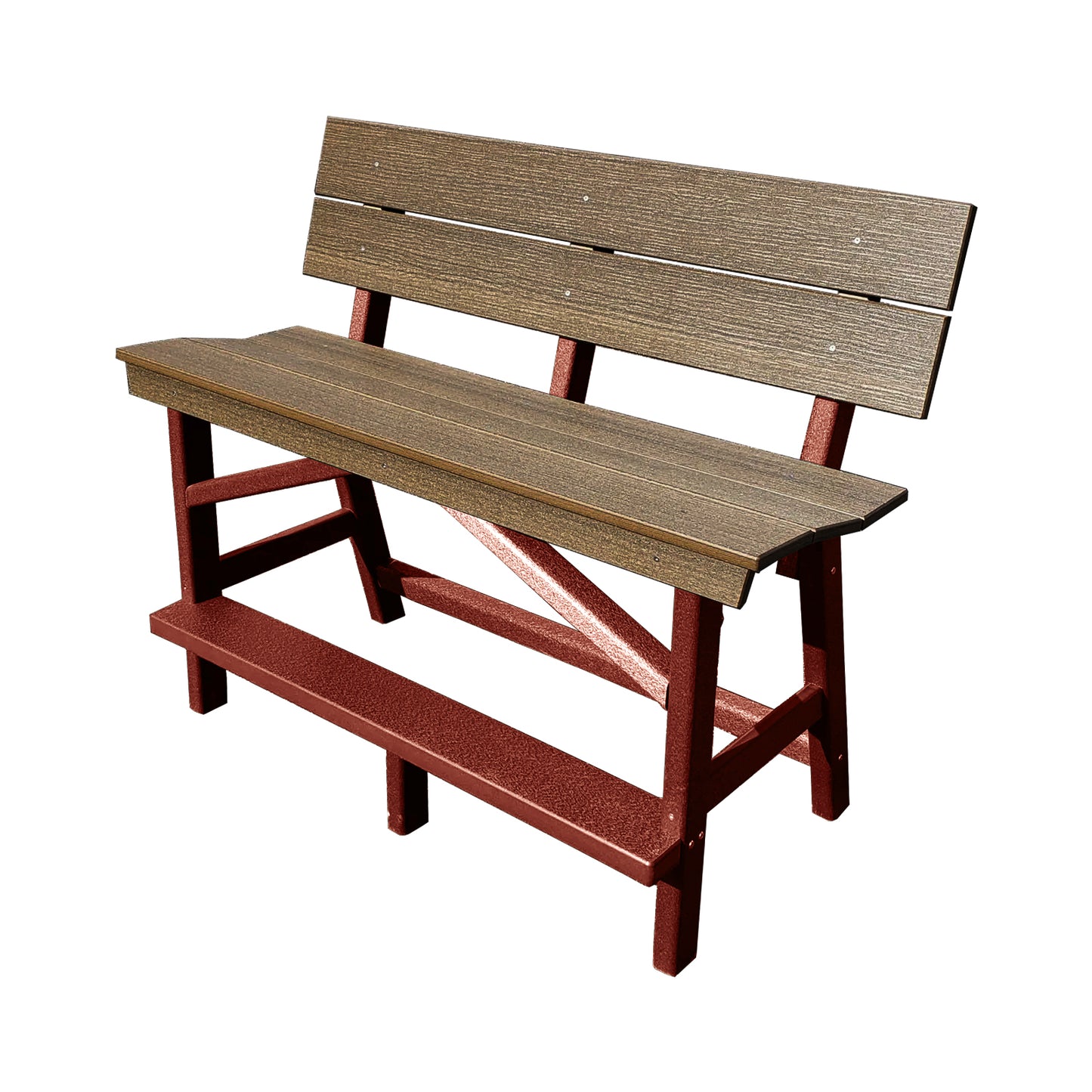 Stanton Standard Bar Height Bench with Back