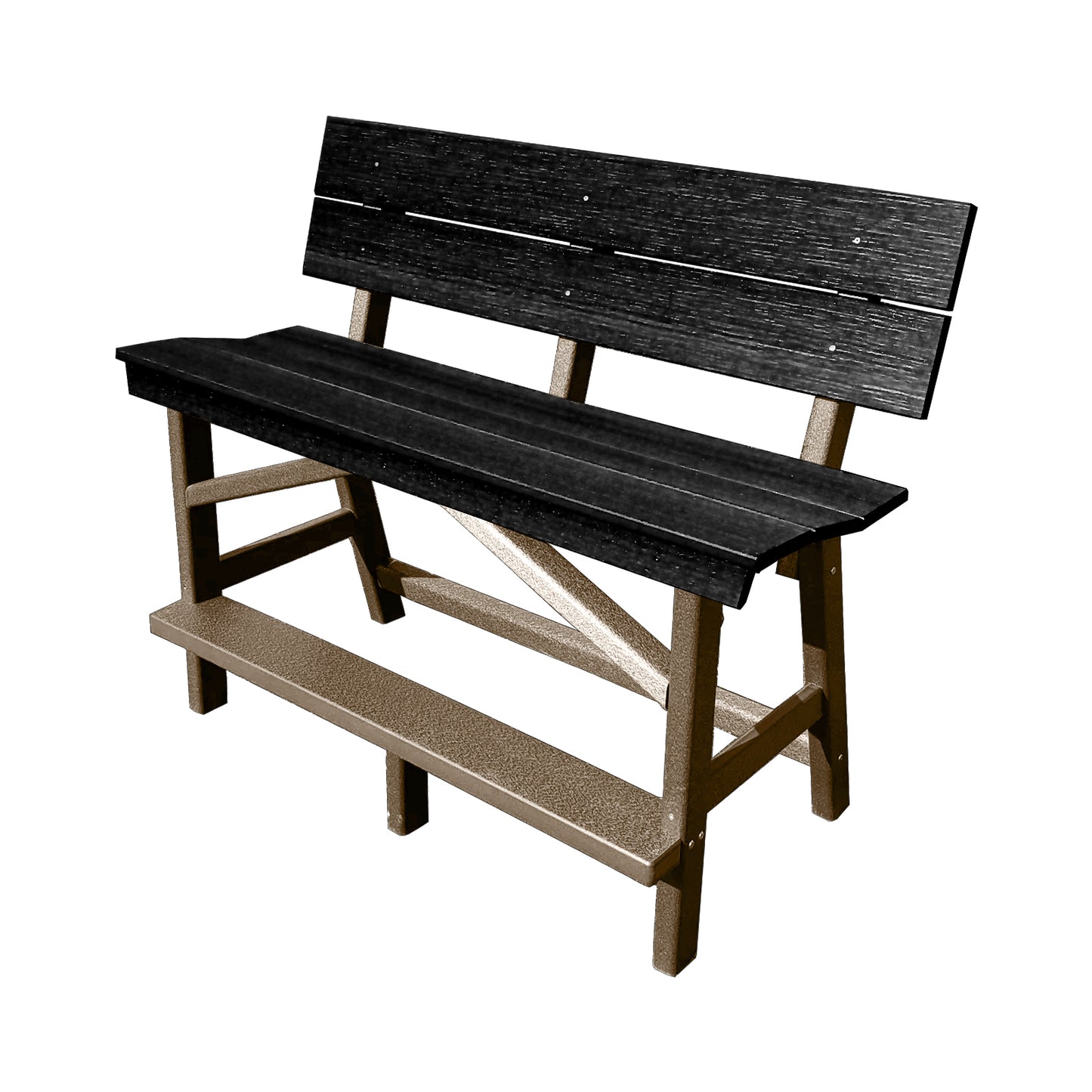 Stanton Standard Bar Height Bench with Back