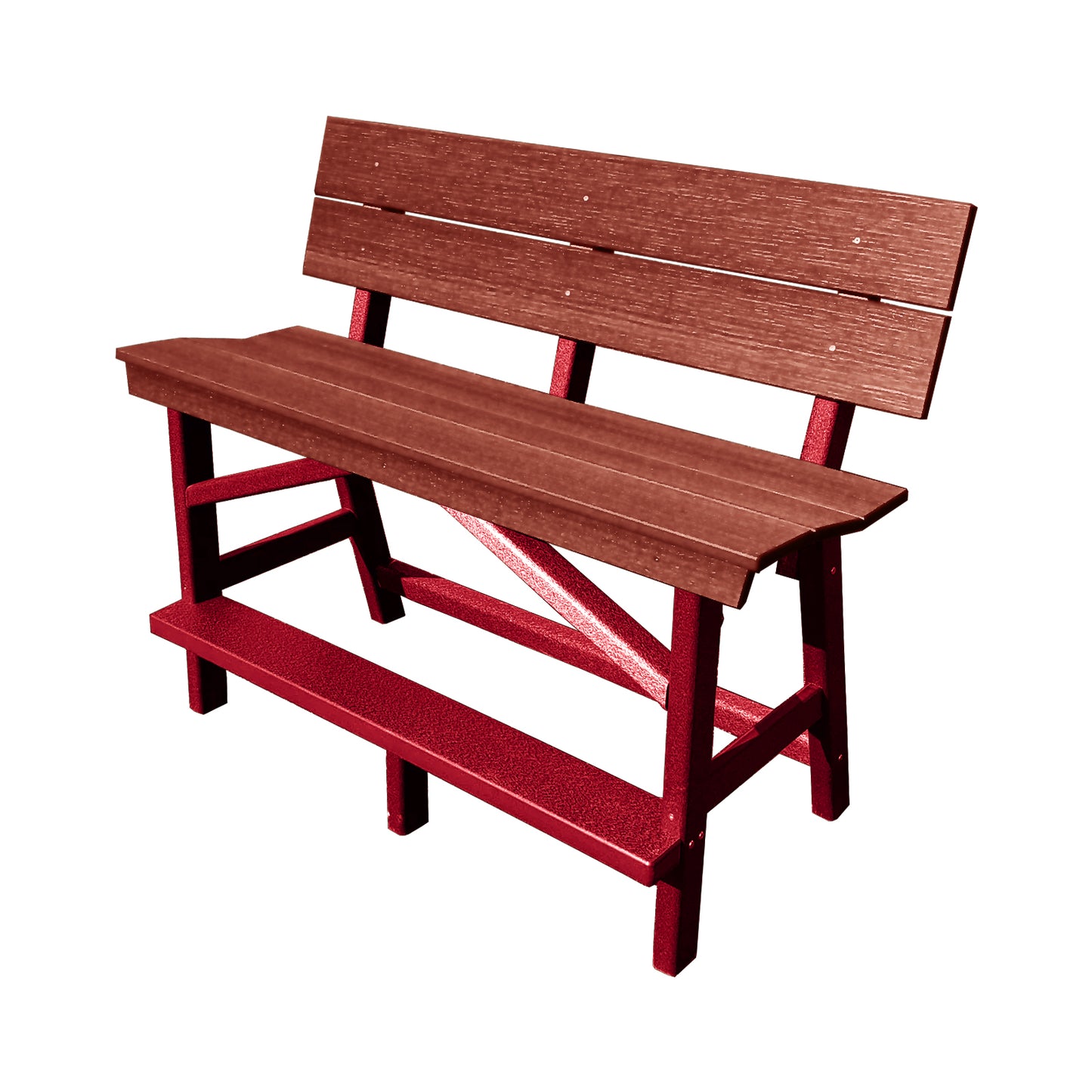 Stanton Standard Bar Height Bench with Back