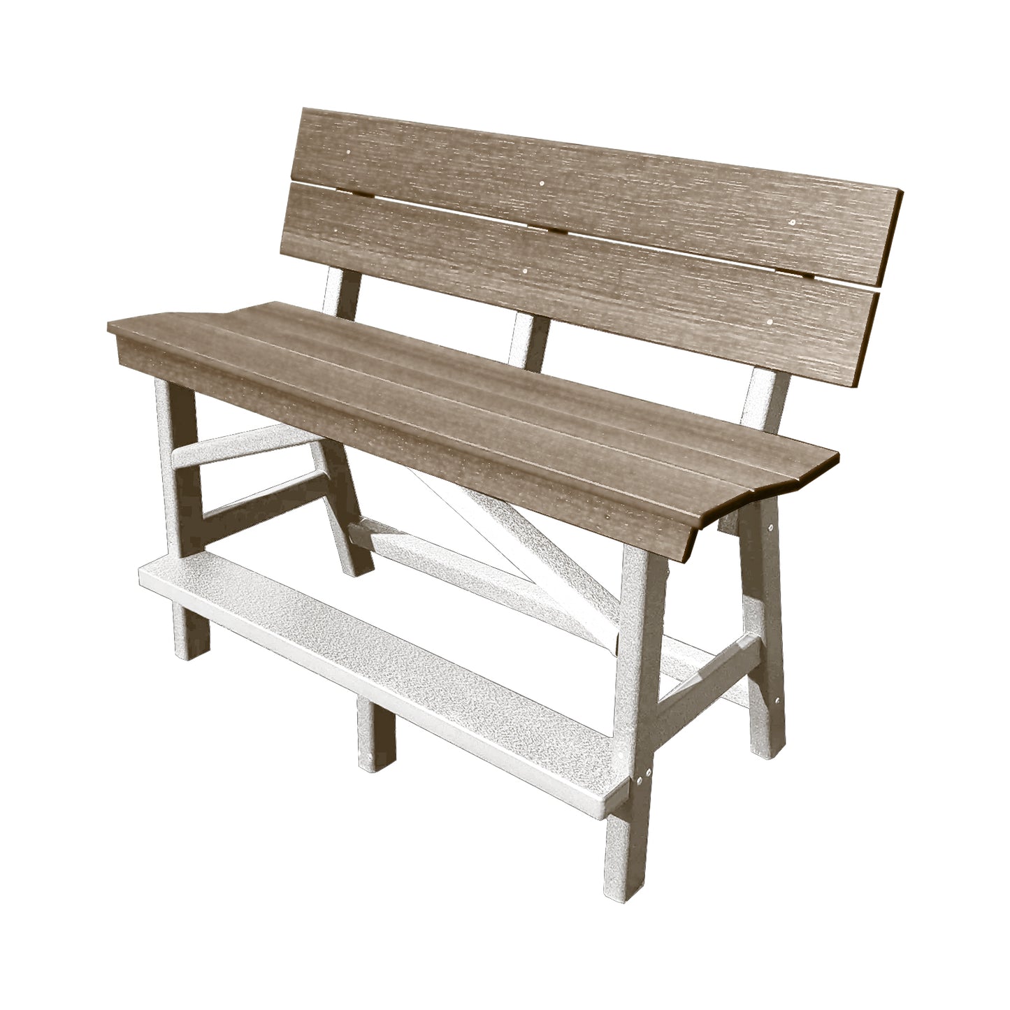 Stanton Standard Bar Height Bench with Back