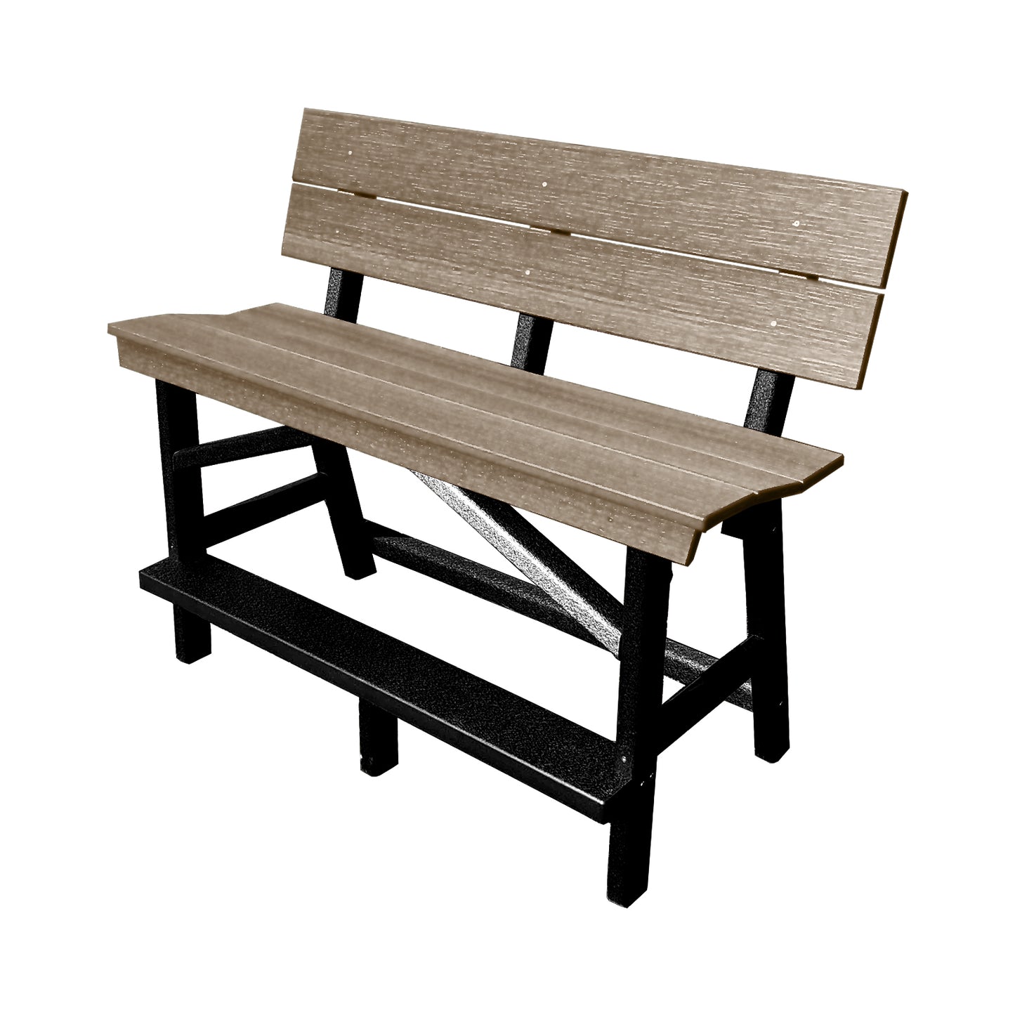 Stanton Standard Bar Height Bench with Back