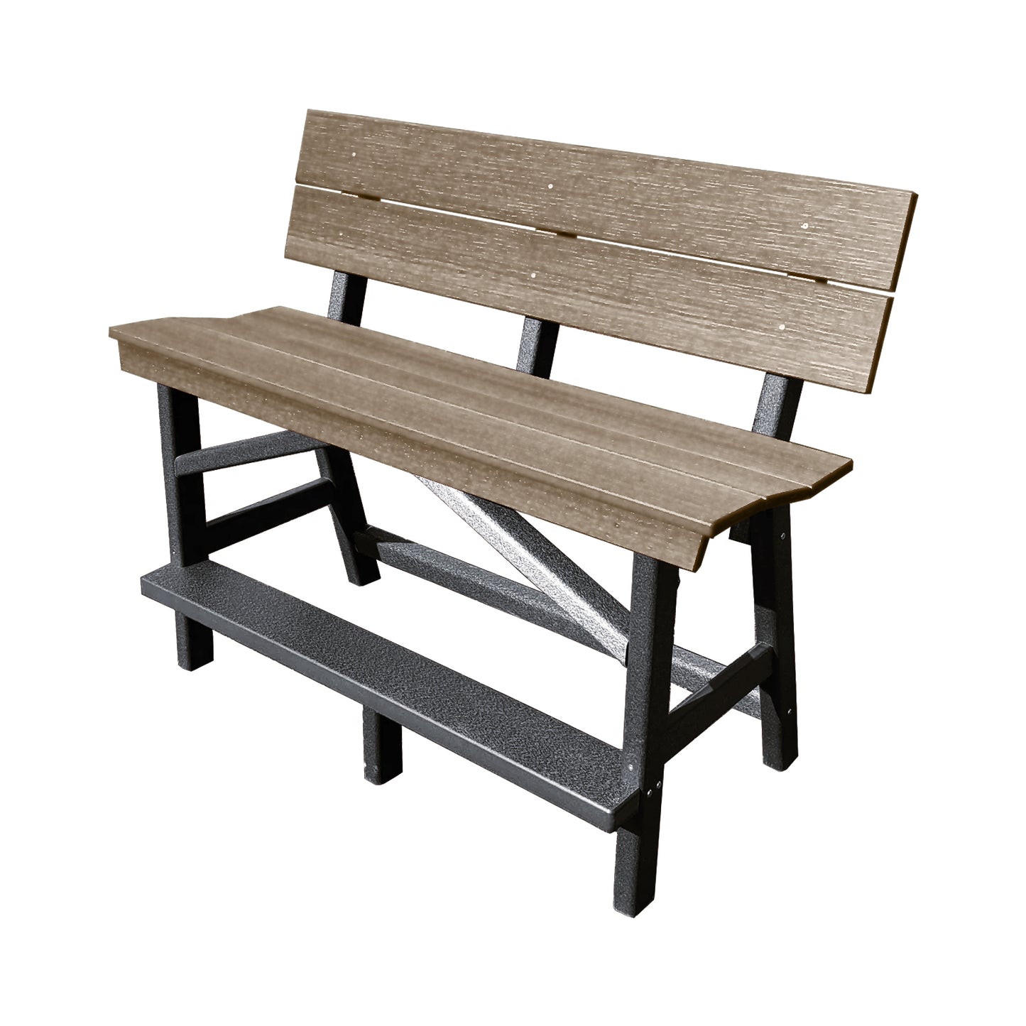 Stanton Standard Bar Height Bench with Back