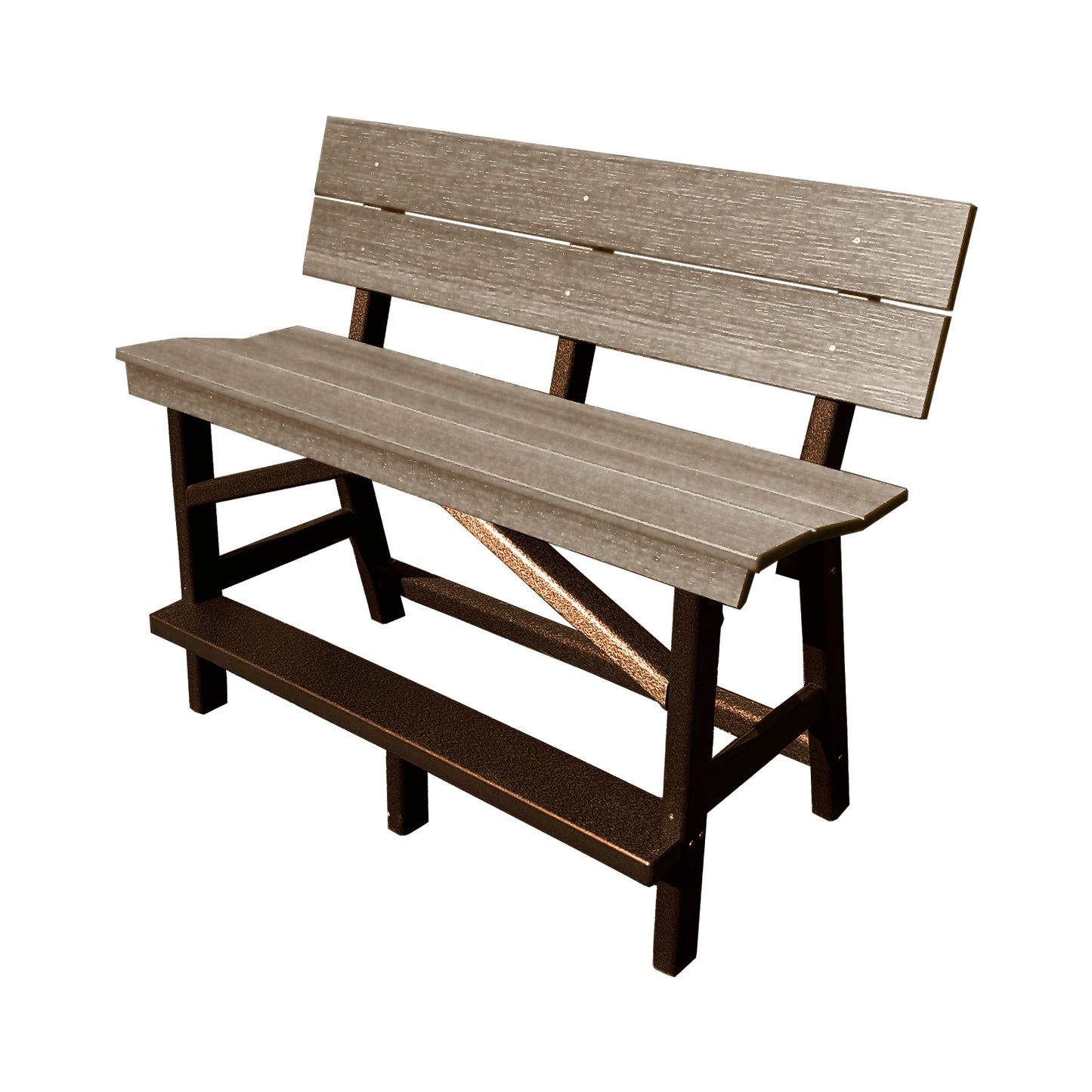 Stanton Standard Bar Height Bench with Back