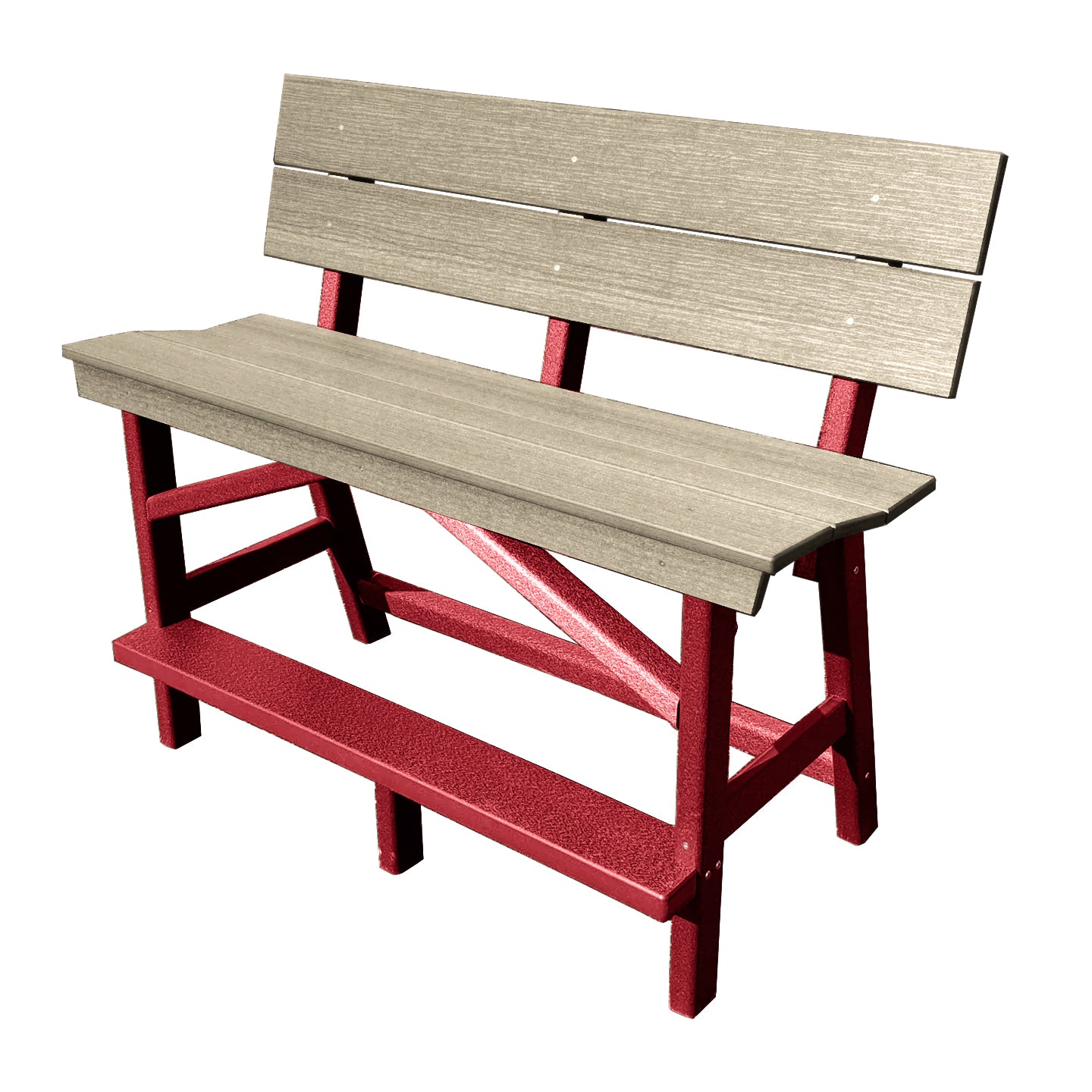 Stanton Standard Counter Height Bench with Back