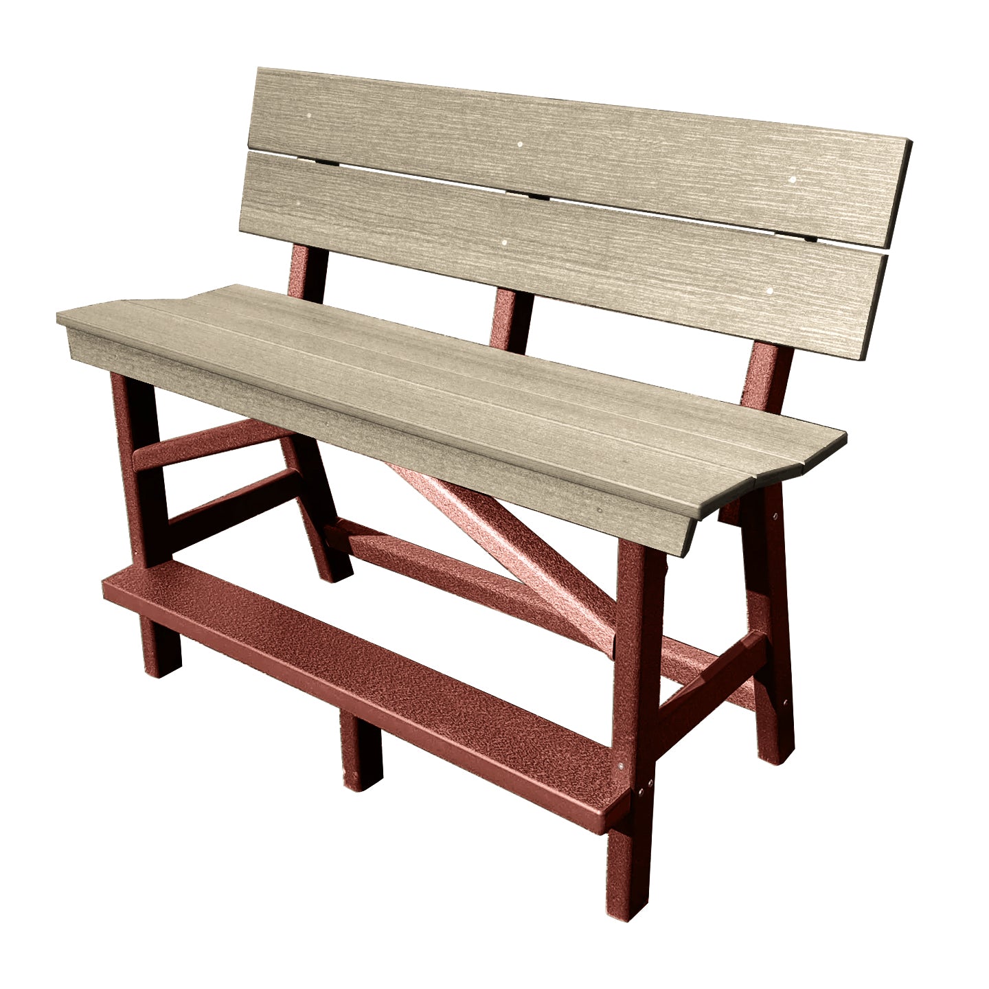 Stanton Standard Counter Height Bench with Back