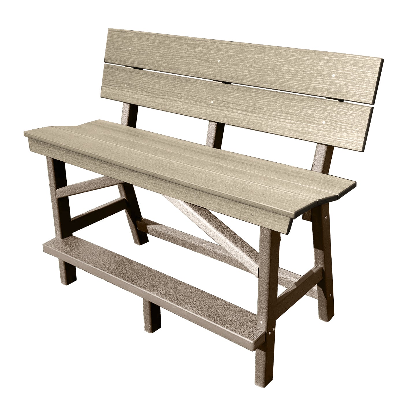 Stanton Standard Counter Height Bench with Back