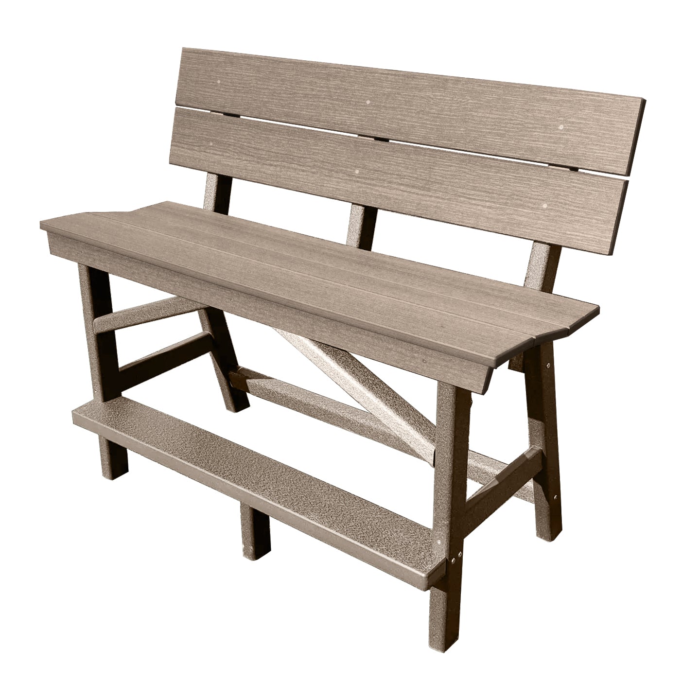 Stanton Standard Counter Height Bench with Back