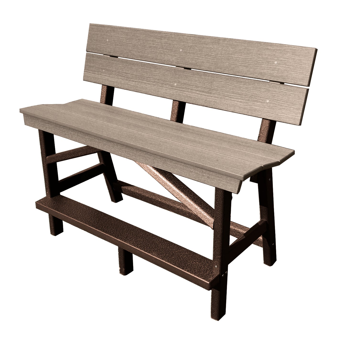 Stanton Standard Counter Height Bench with Back