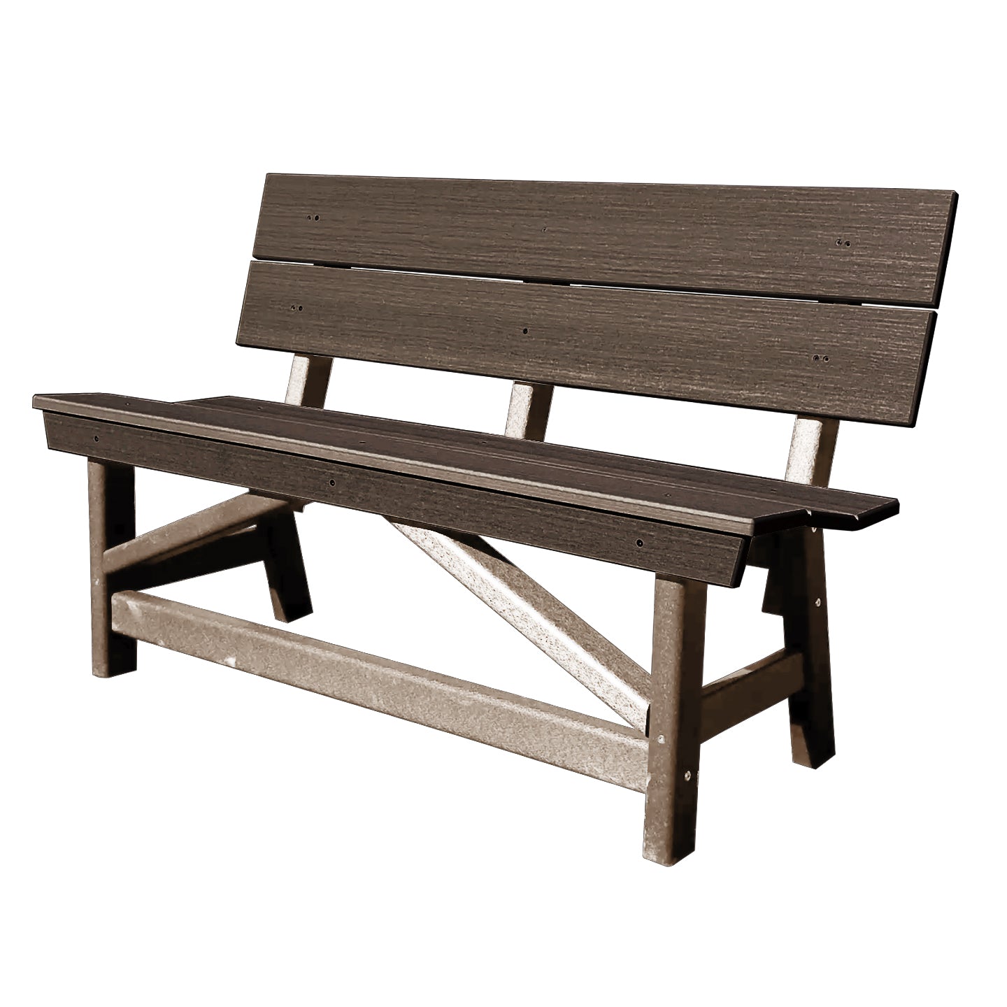 Stanton Standard Dining Height Bench with Back