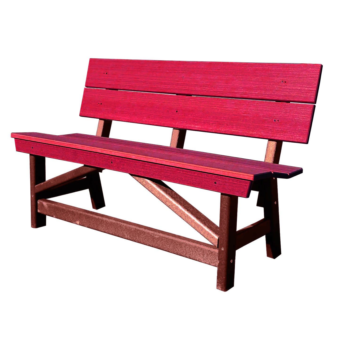 Stanton Standard Dining Height Bench with Back