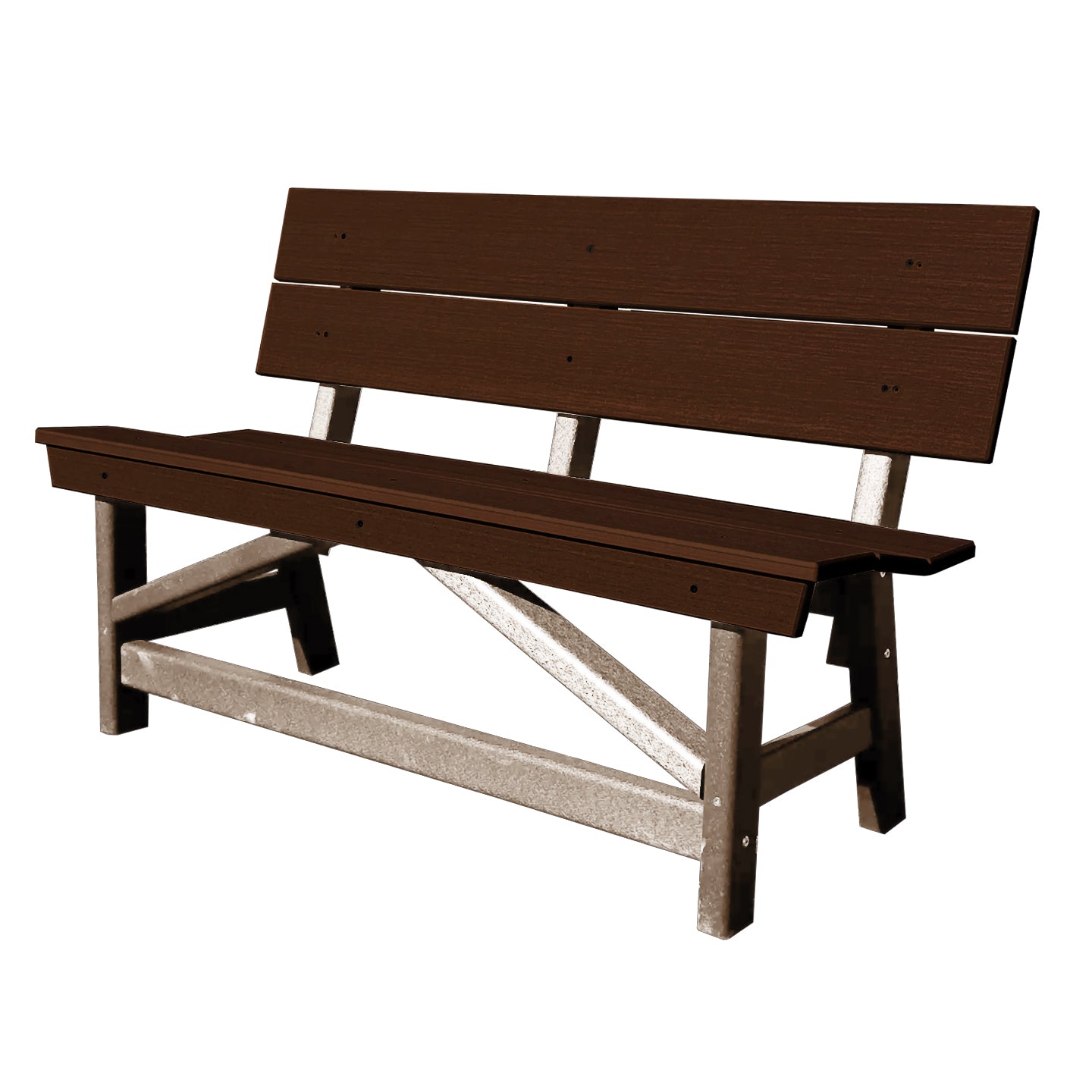 Stanton Standard Dining Height Bench with Back