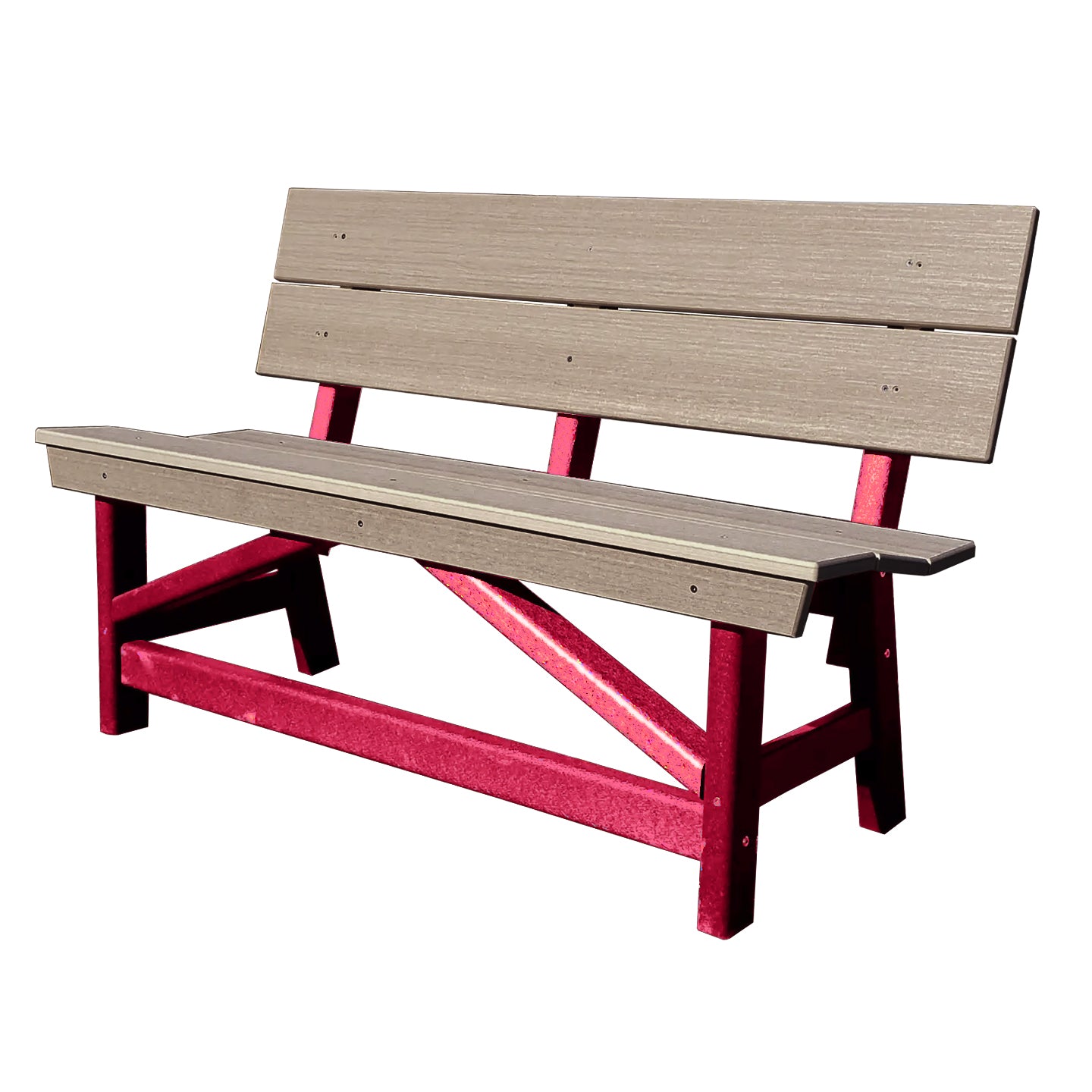 Stanton Standard Dining Height Bench with Back