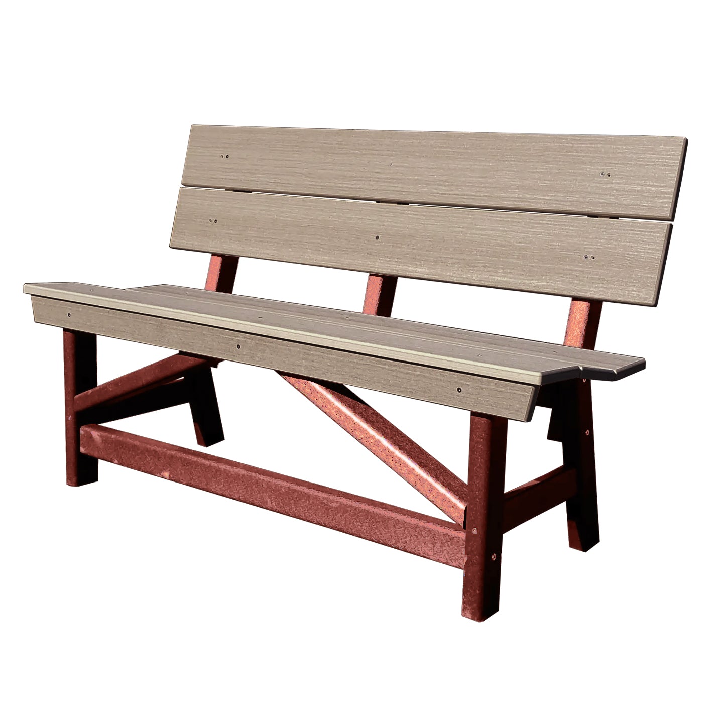 Stanton Standard Dining Height Bench with Back