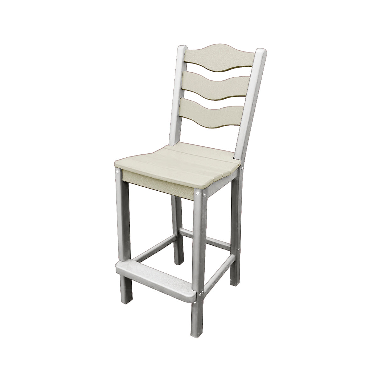 Traditional Bar Height Standard Armless Chair