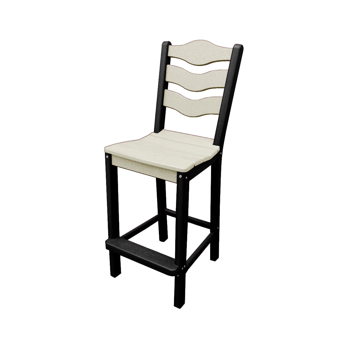Traditional Bar Height Standard Armless Chair