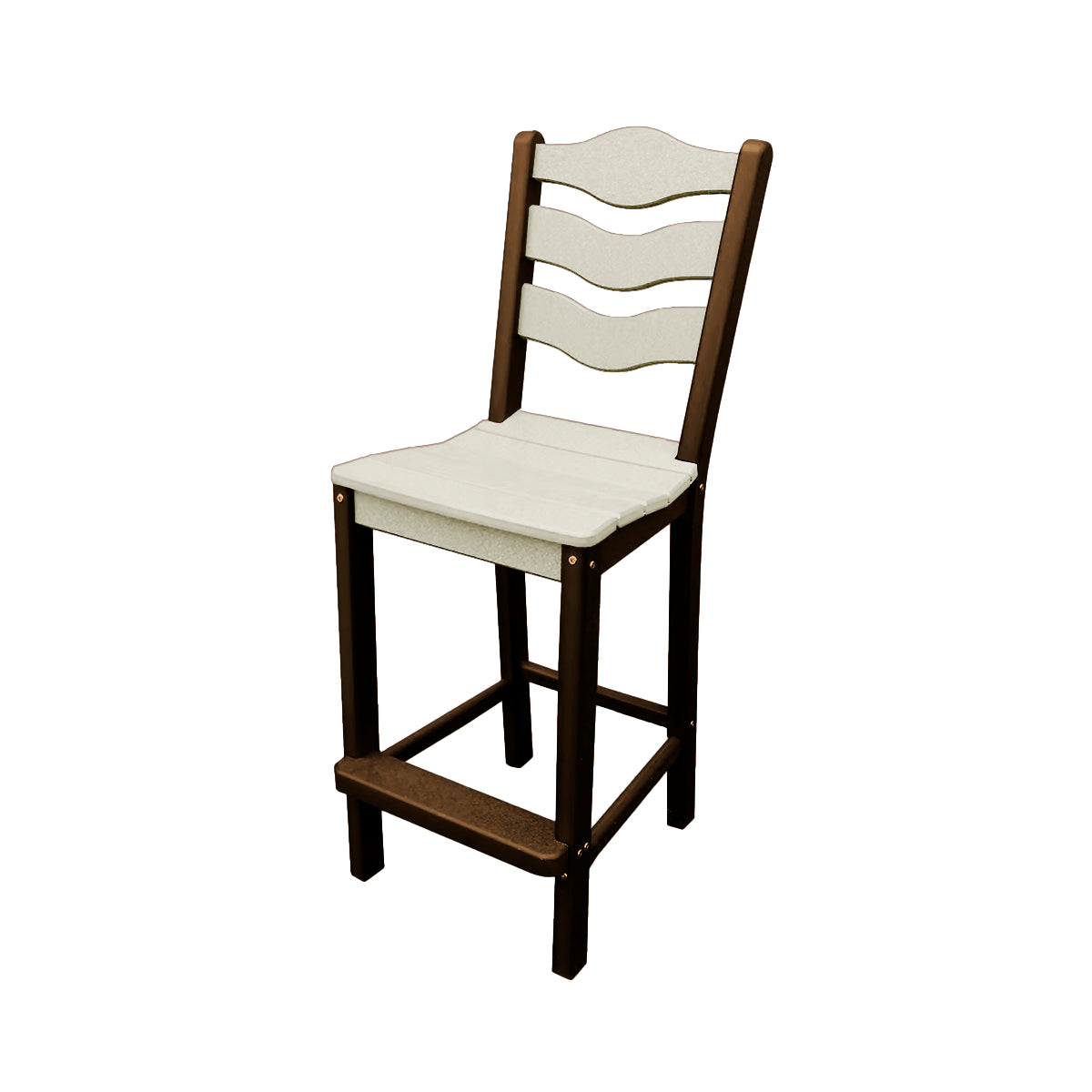Traditional Bar Height Standard Armless Chair