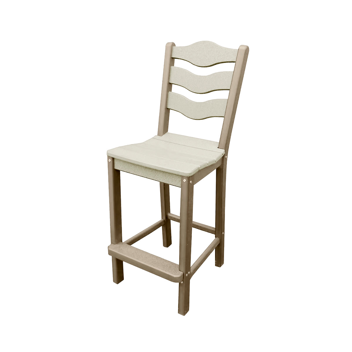 Traditional Bar Height Standard Armless Chair
