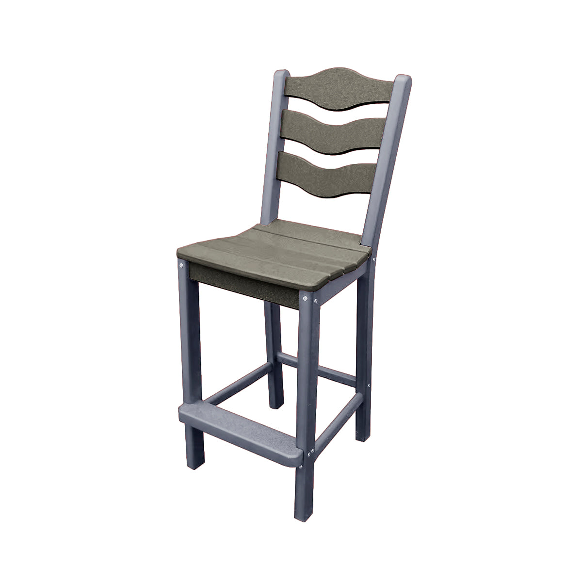 Traditional Bar Height Standard Armless Chair
