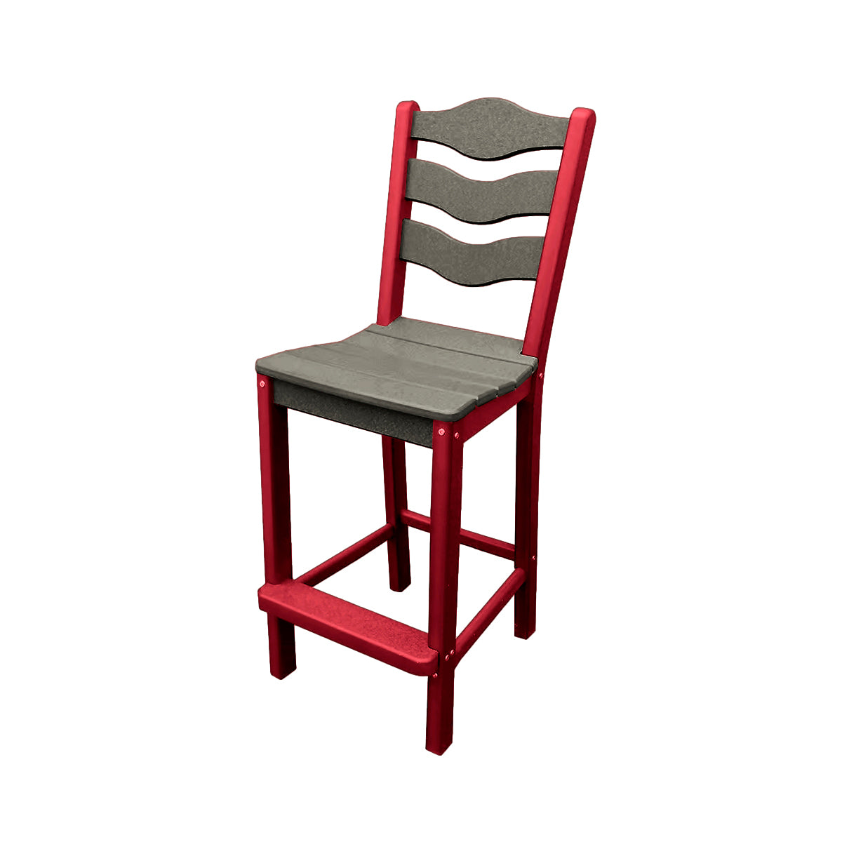 Traditional Bar Height Standard Armless Chair