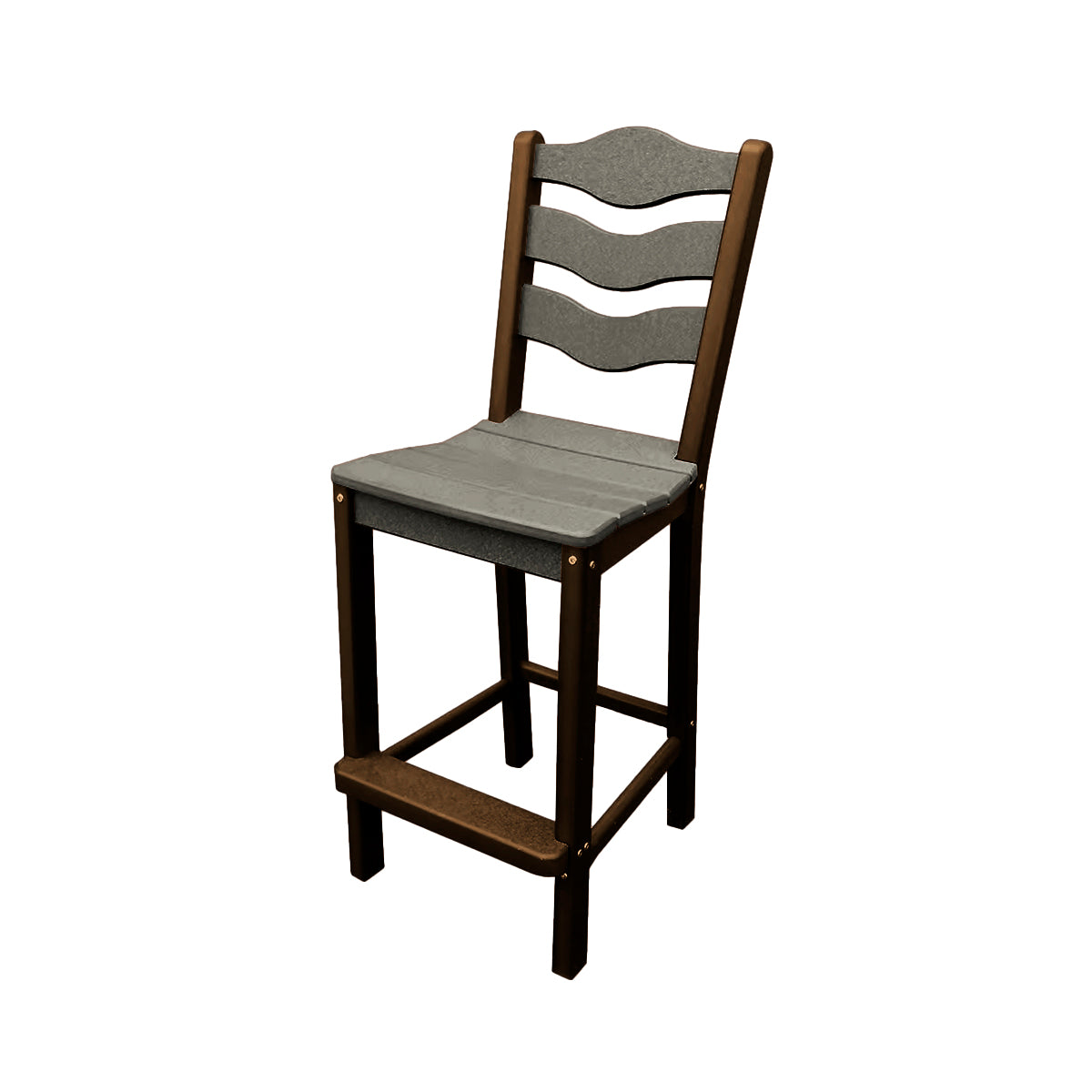 Traditional Bar Height Standard Armless Chair