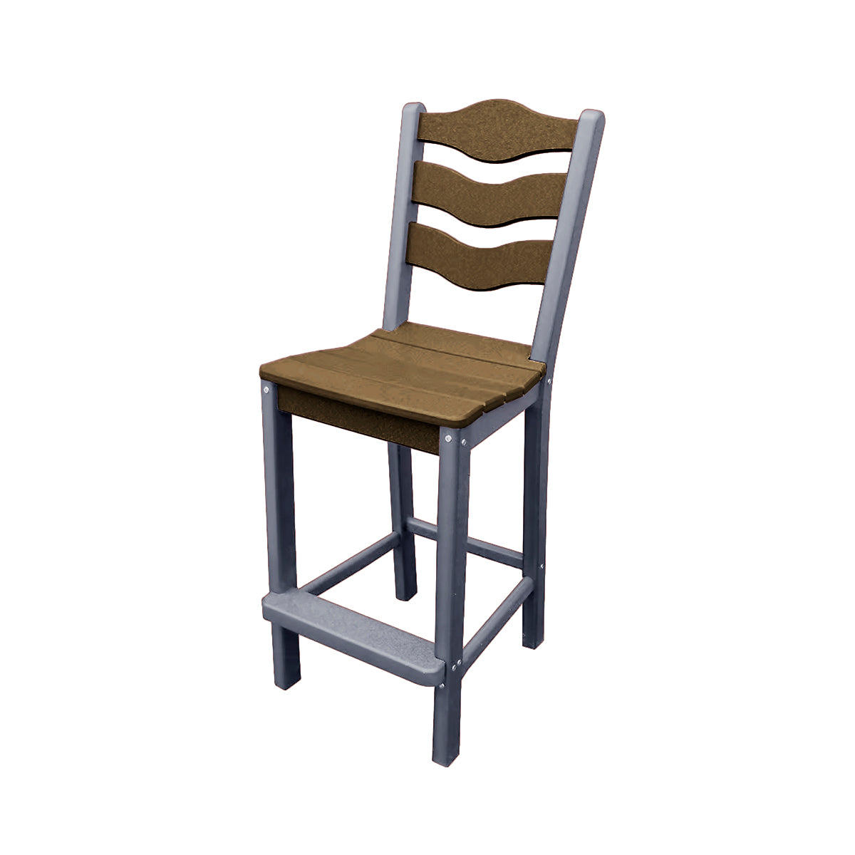 Traditional Bar Height Standard Armless Chair