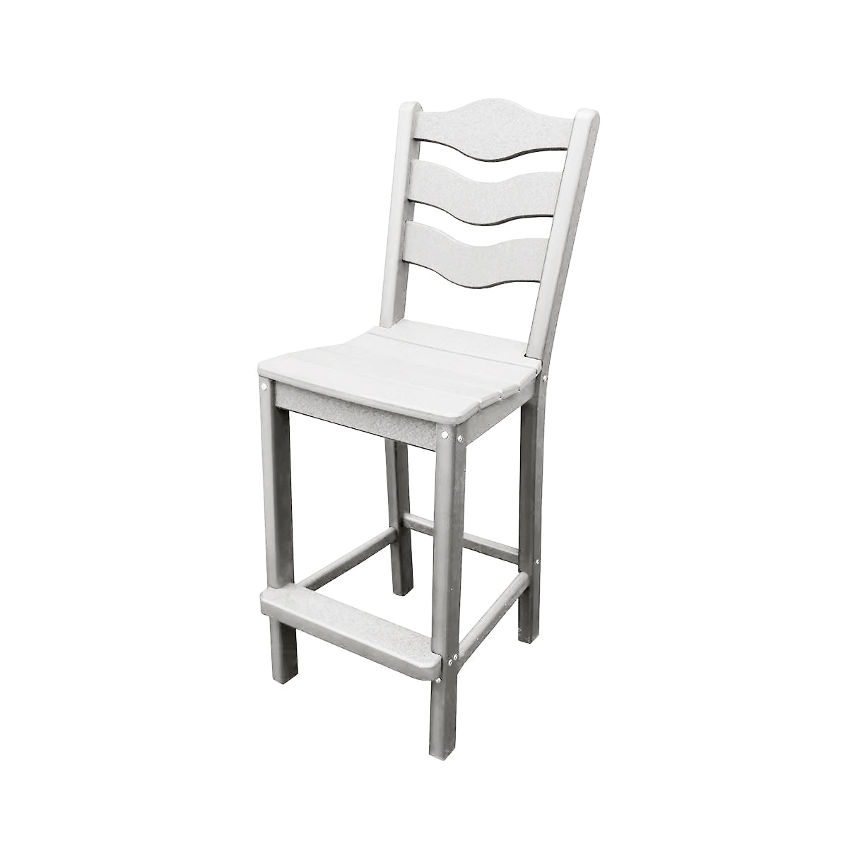 Traditional Bar Height Standard Armless Chair