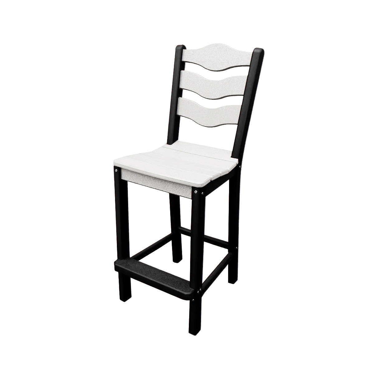 Traditional Bar Height Standard Armless Chair