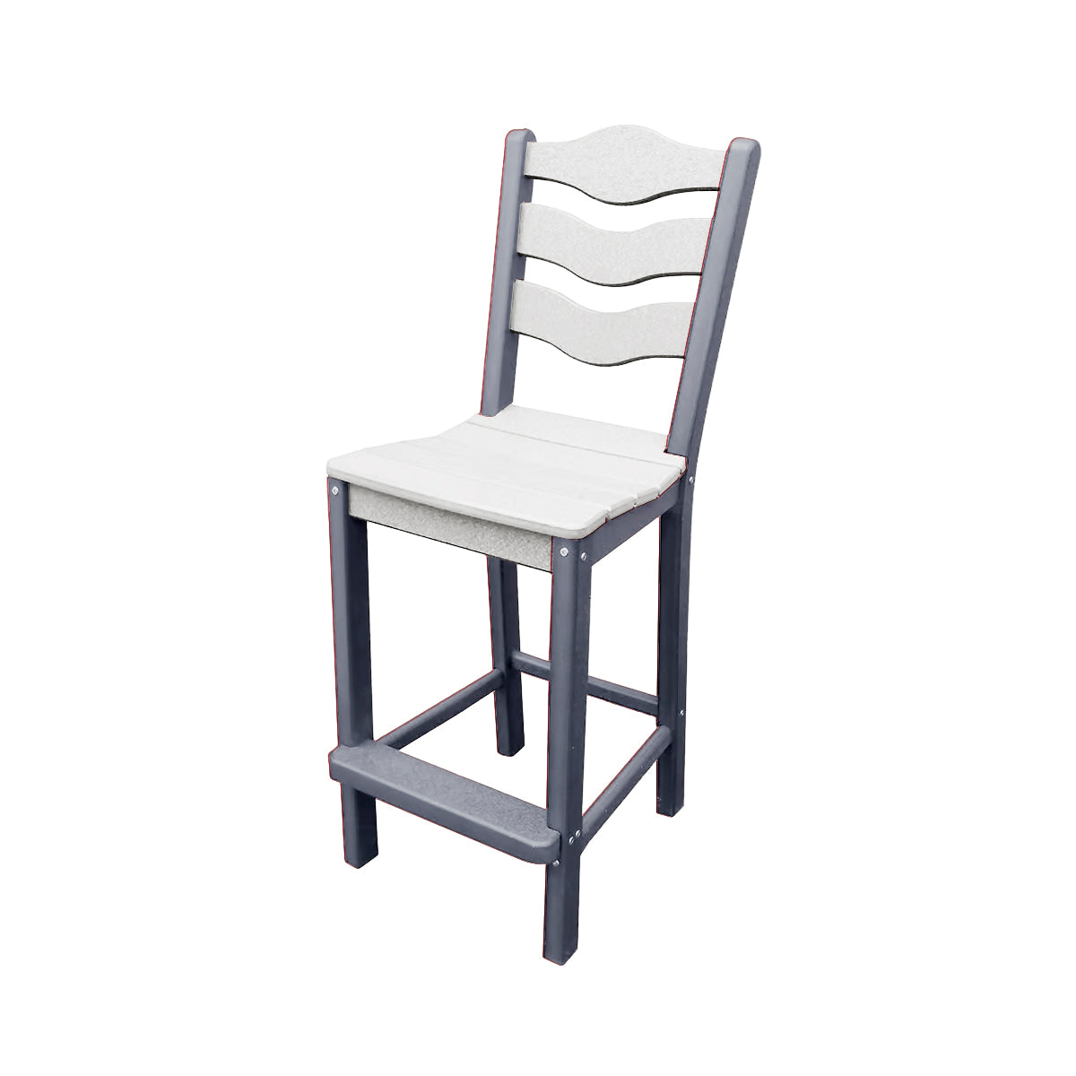 Traditional Bar Height Standard Armless Chair