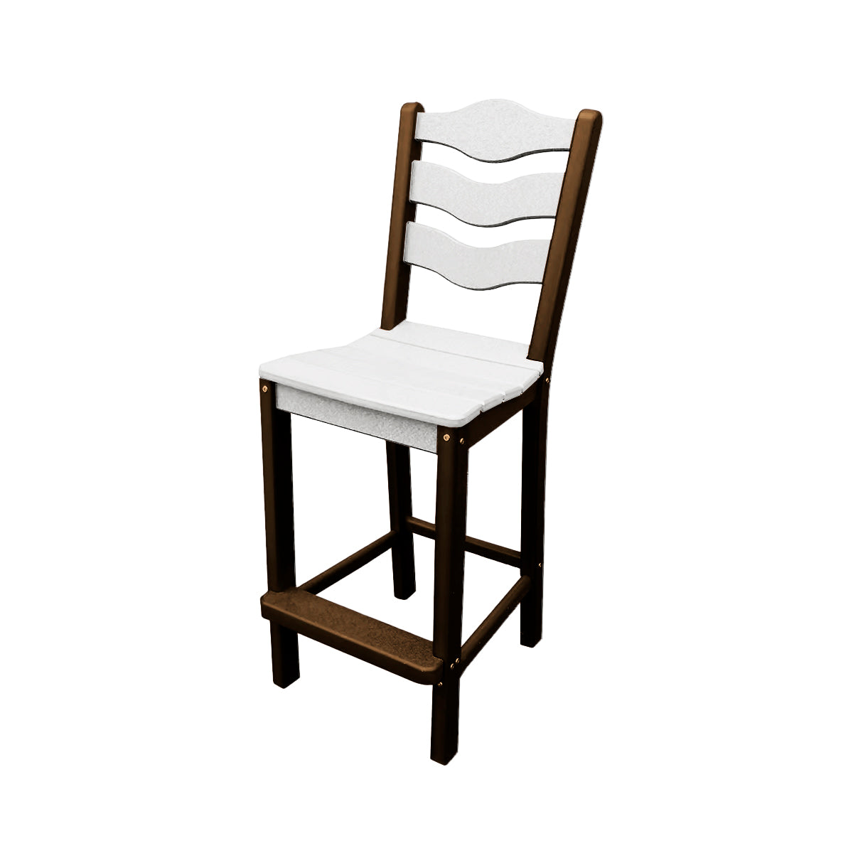 Traditional Bar Height Standard Armless Chair