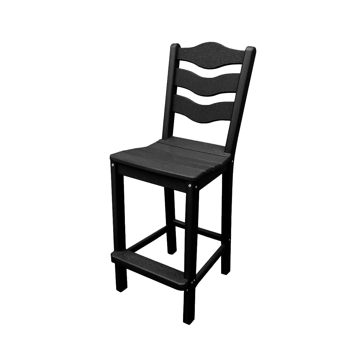Traditional Bar Height Standard Armless Chair
