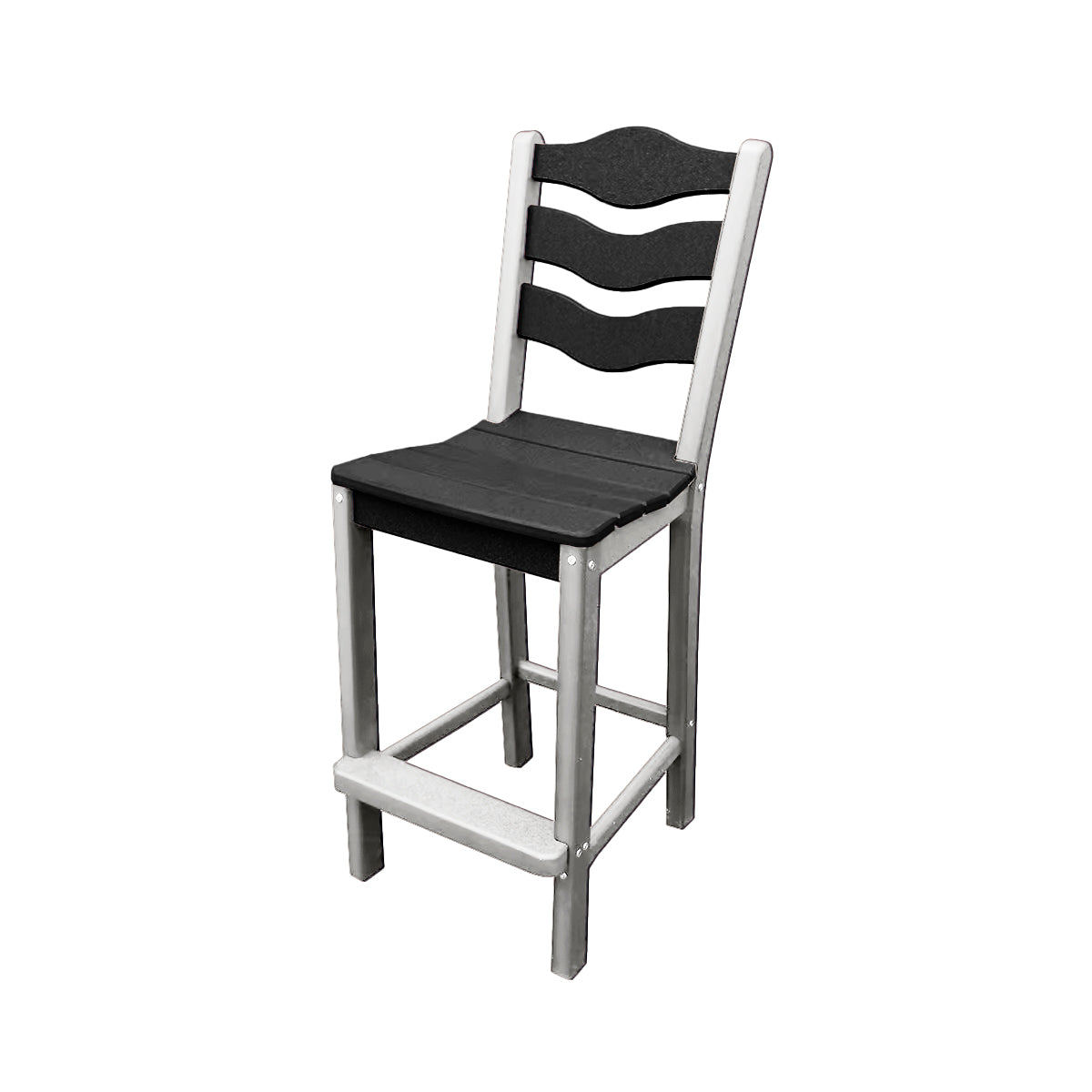 Traditional Bar Height Standard Armless Chair