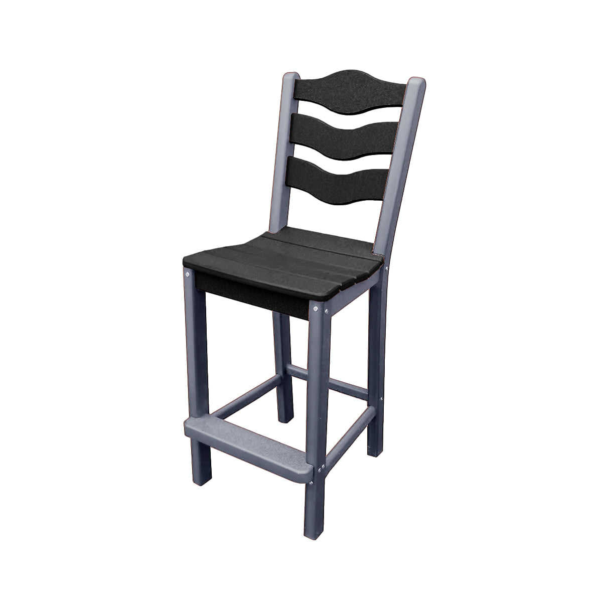 Traditional Bar Height Standard Armless Chair