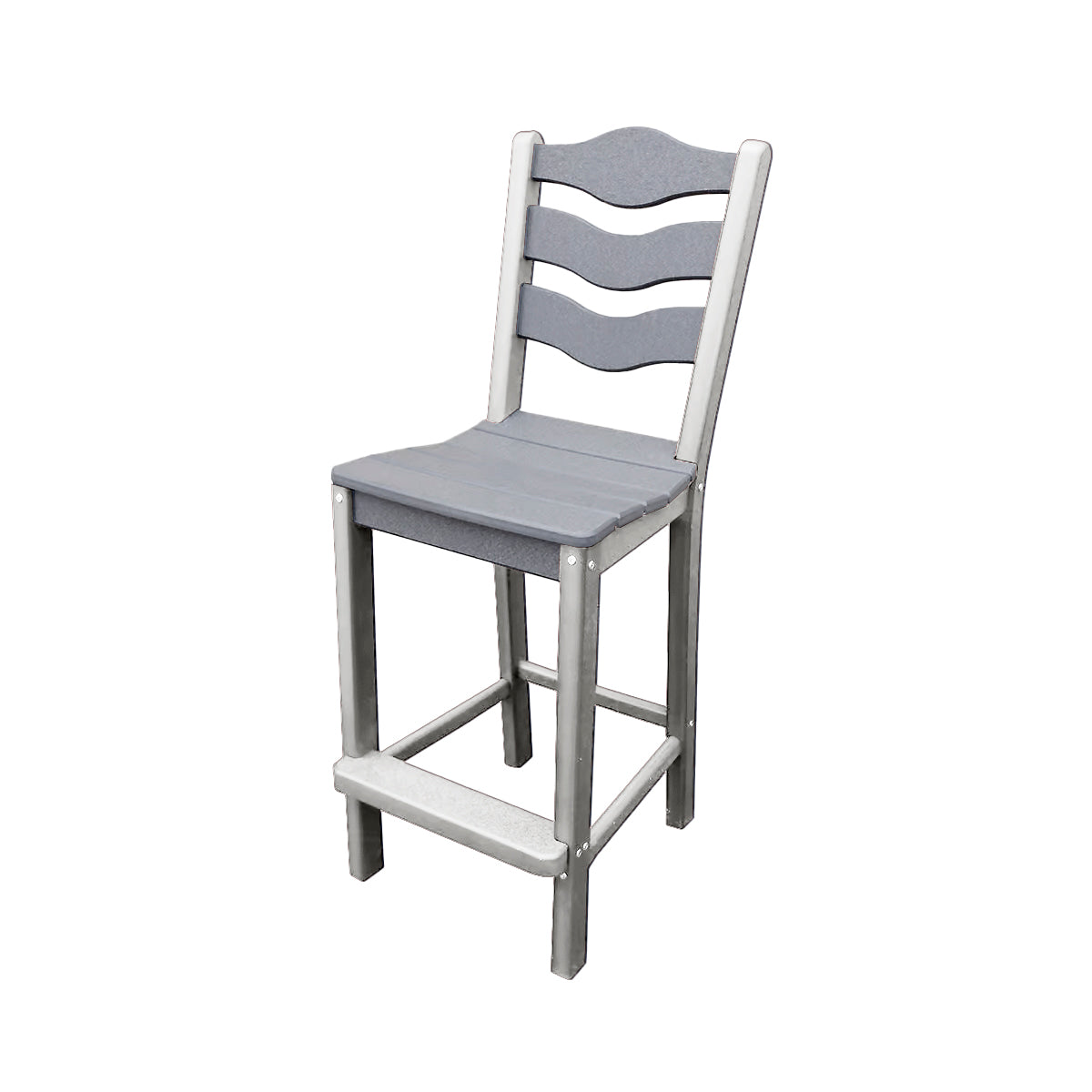 Traditional Bar Height Standard Armless Chair